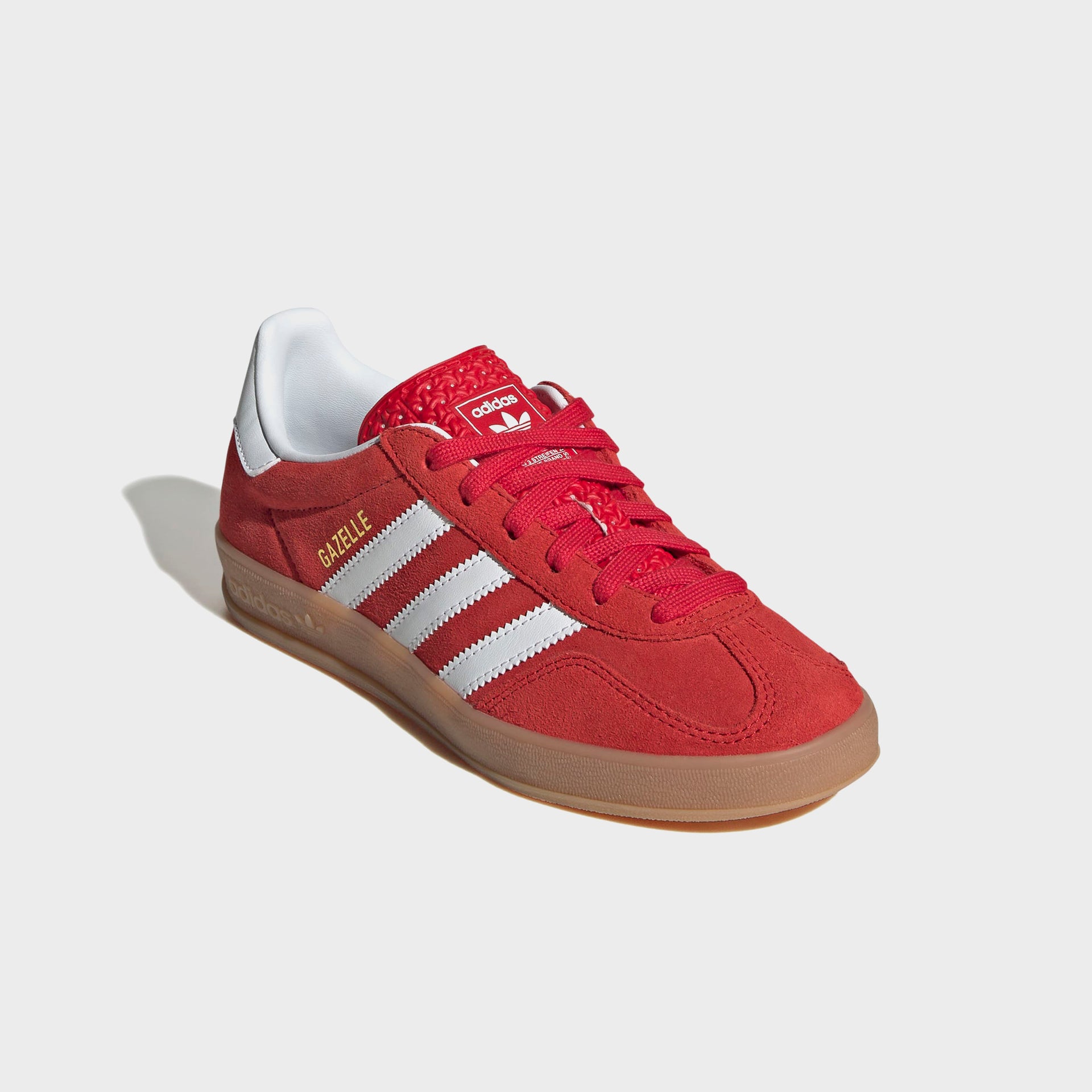 adidas Kids Gazelle Indoor - Better Scarlet / White / Gum 2