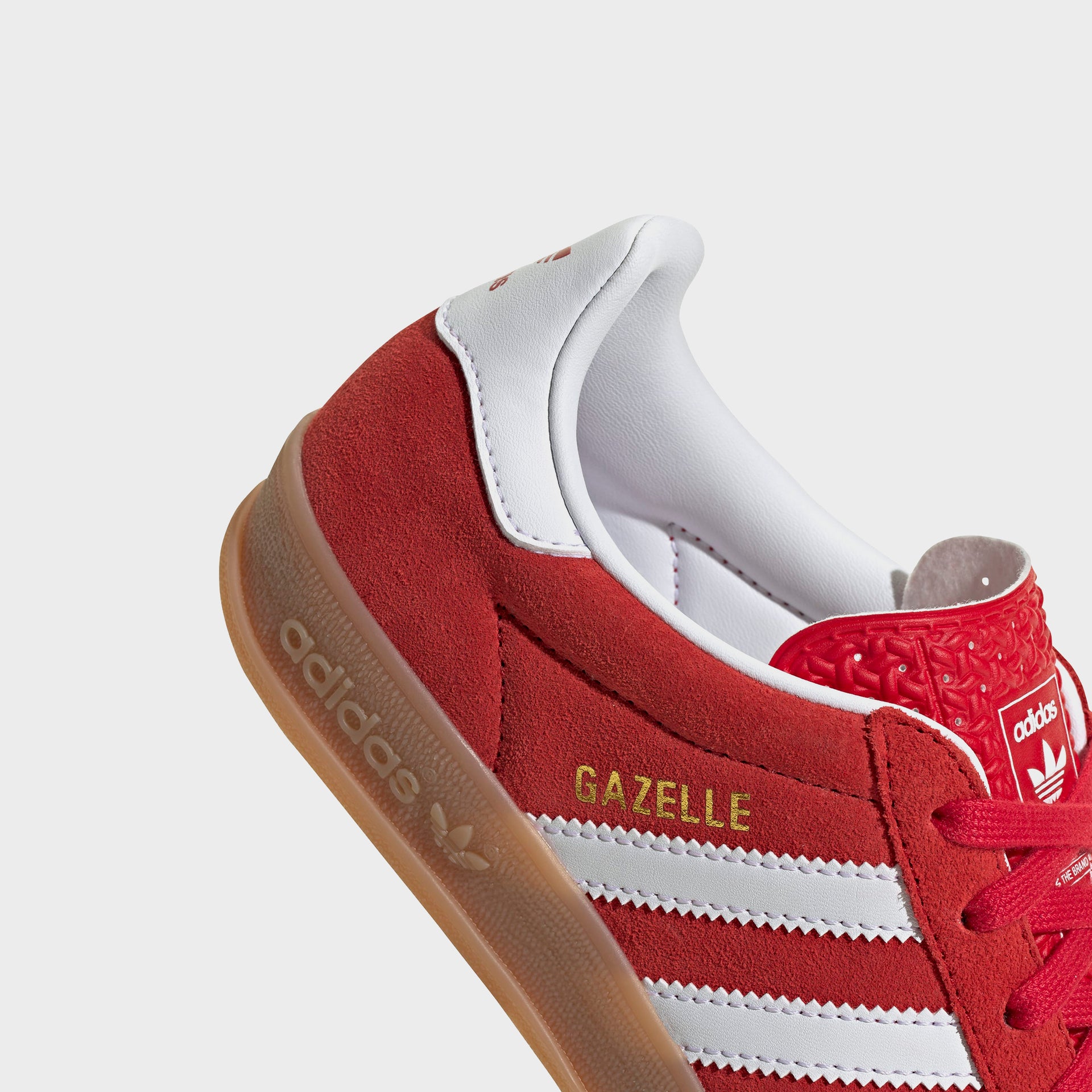 adidas Kids Gazelle Indoor - Better Scarlet / White / Gum 2