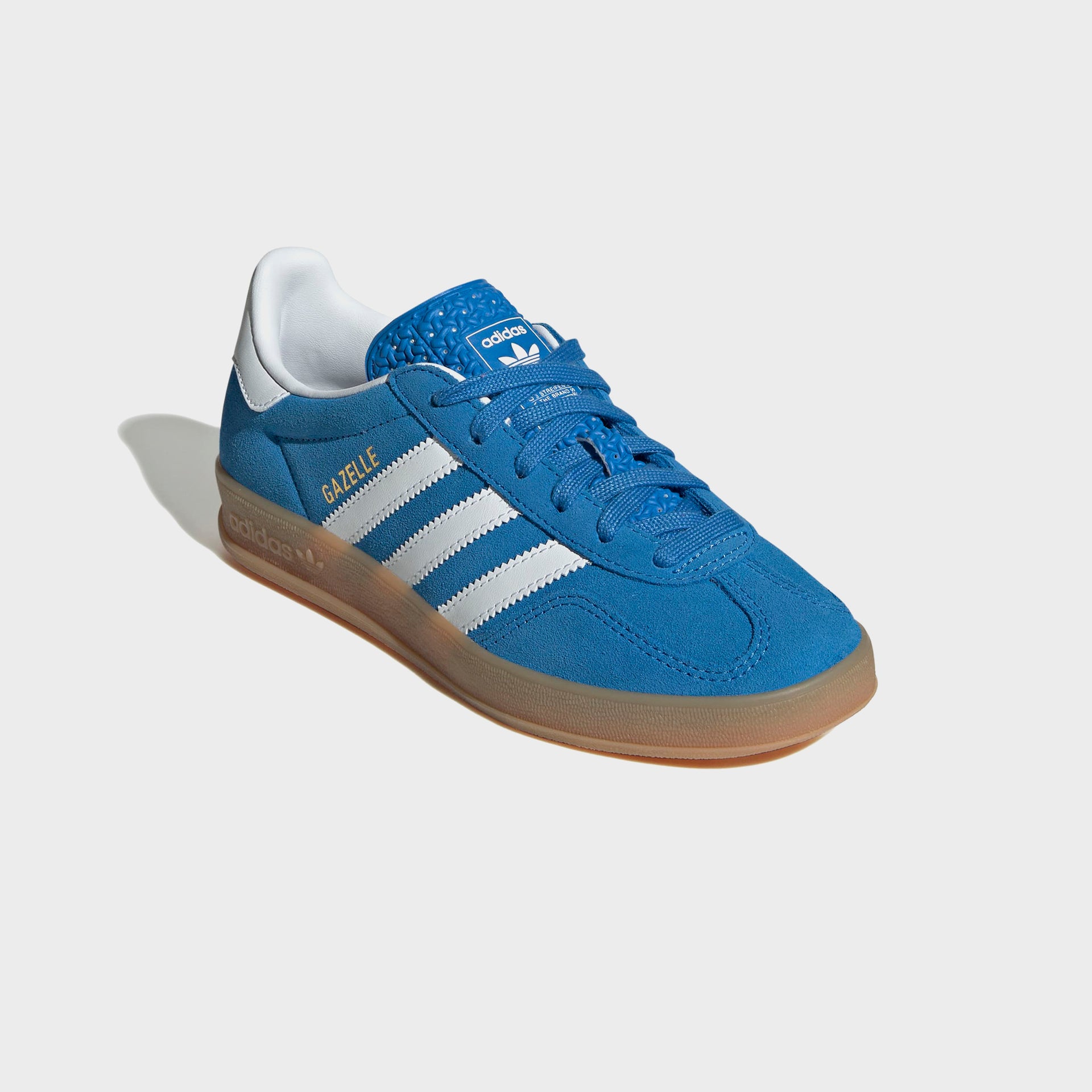 adidas Kids Gazelle Indoor - Bluebird / White / Gum 2