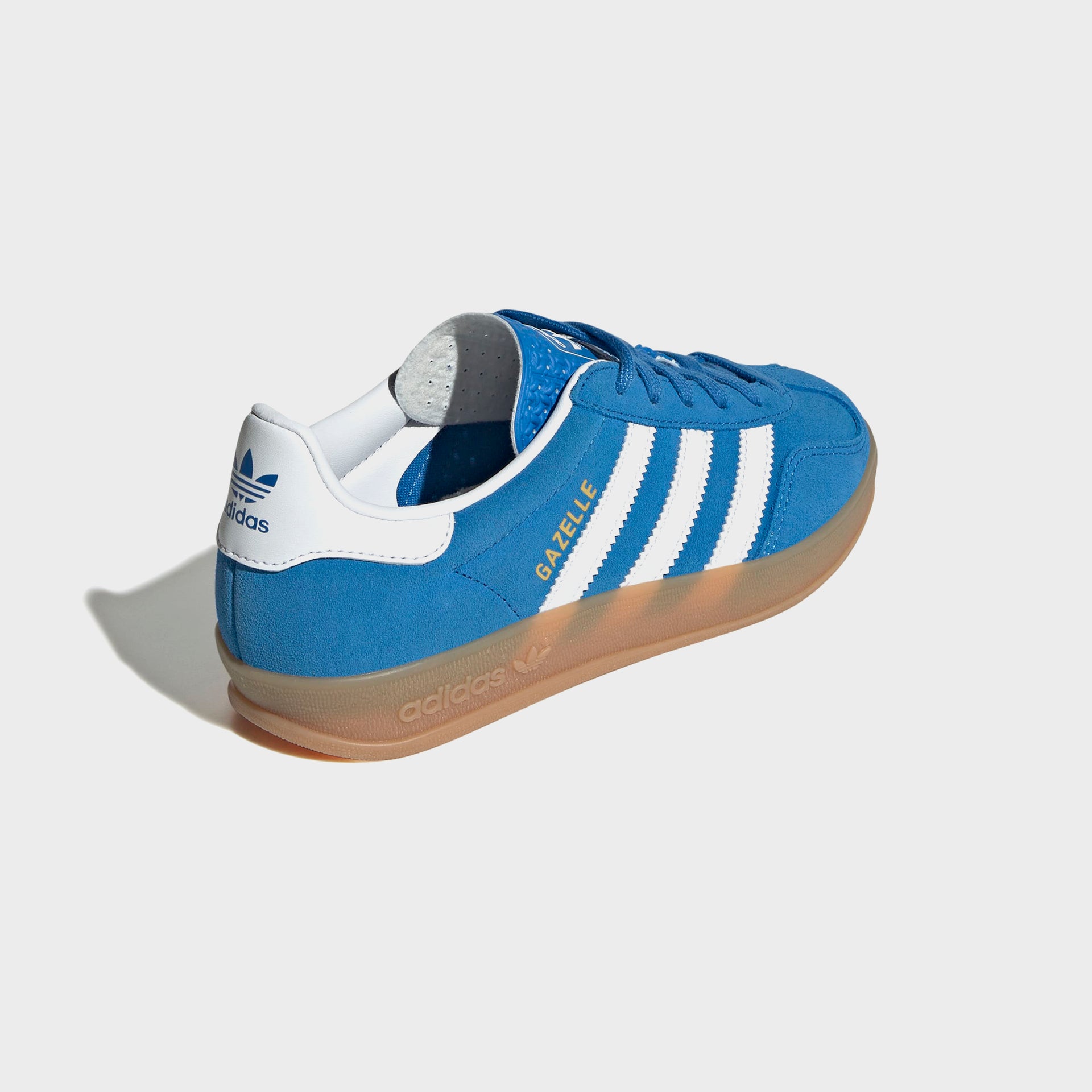 adidas Kids Gazelle Indoor - Bluebird / White / Gum 2