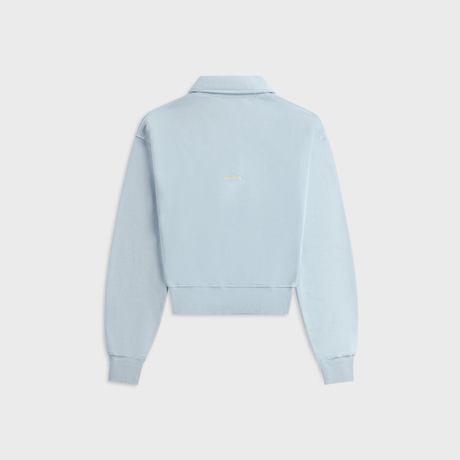 JW Anderson Polo Sweatshirt in Sky Blue