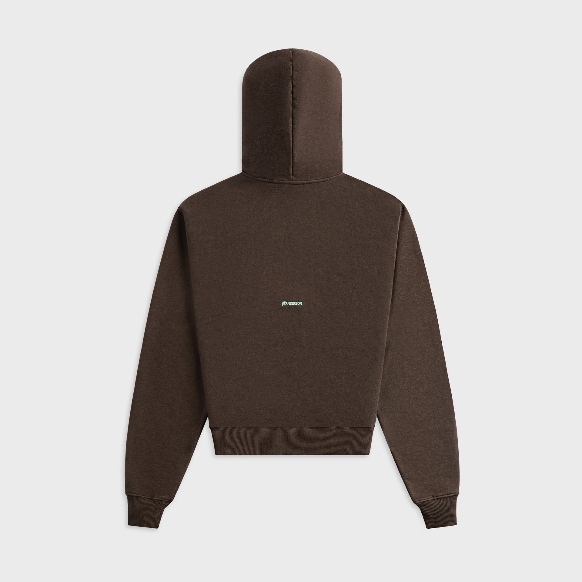 JW Anderson Tied Bow Hoodie in Dark Brown