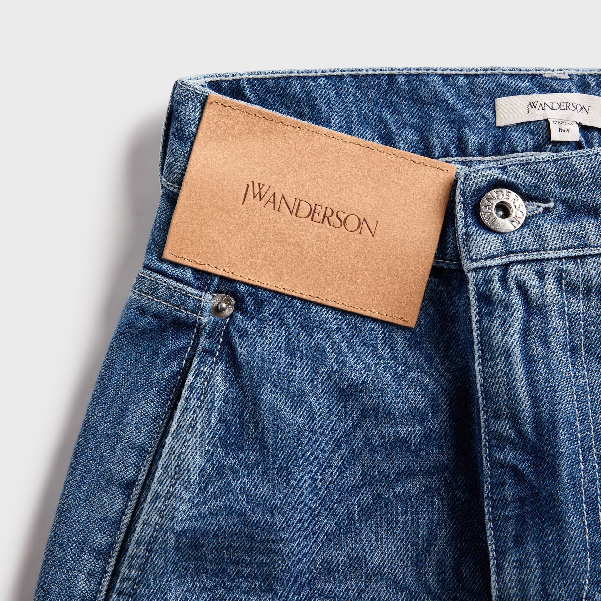JW Anderson Twisted Workwear Jeans in Light Blue