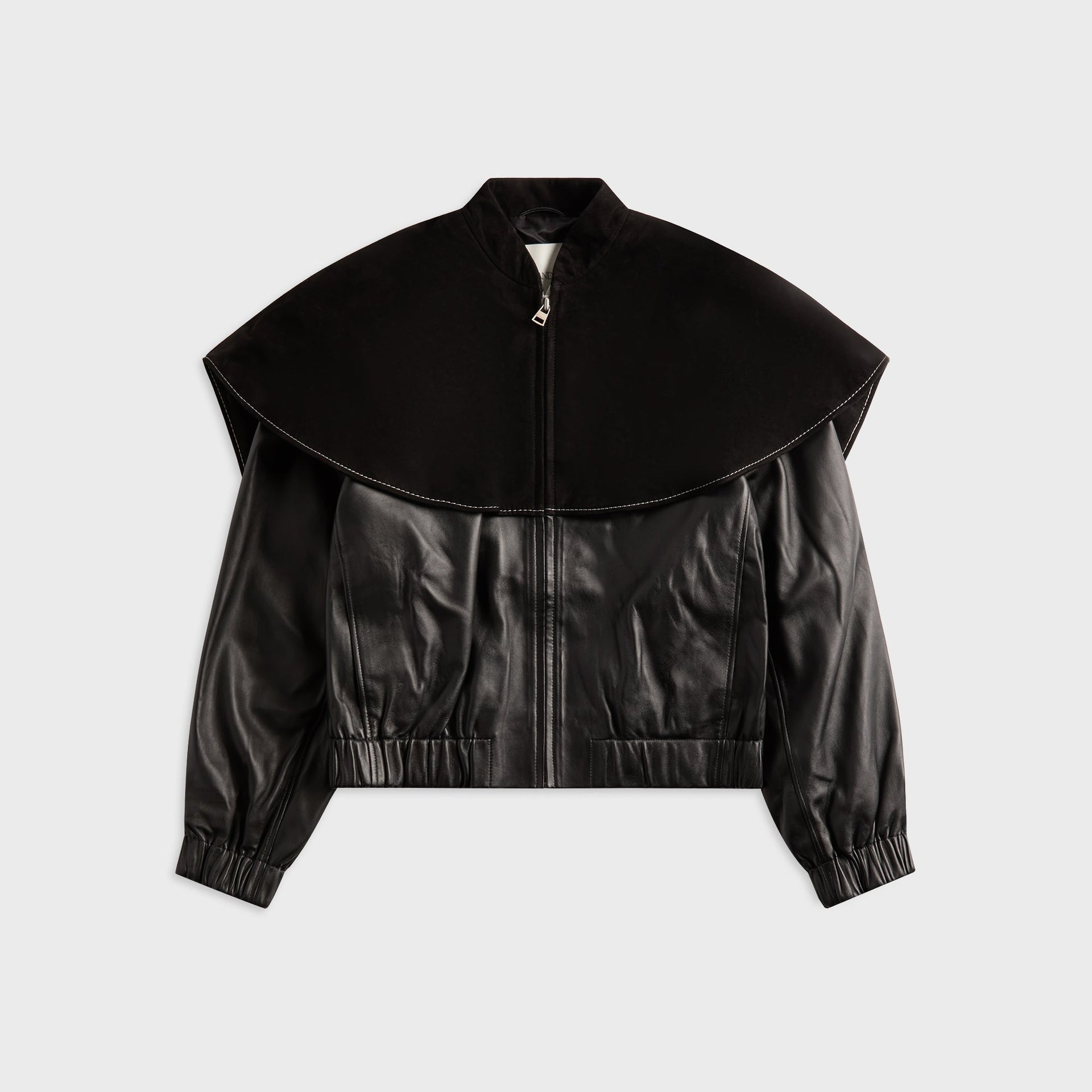 JW Anderson Oversized Collar Bomber Jacket in Black