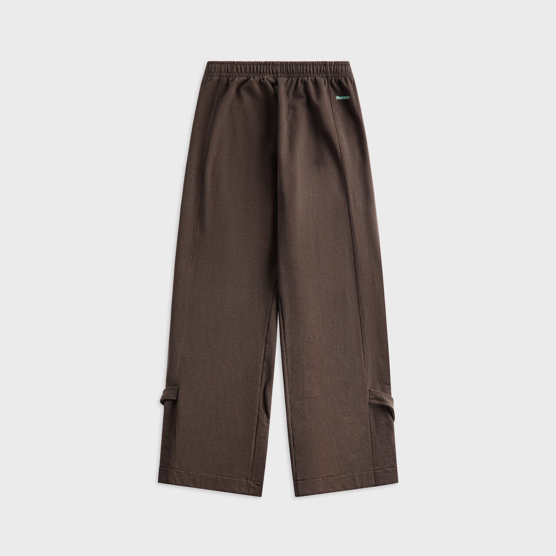 JW Anderson Tied Bow Joggers in Dark Brown