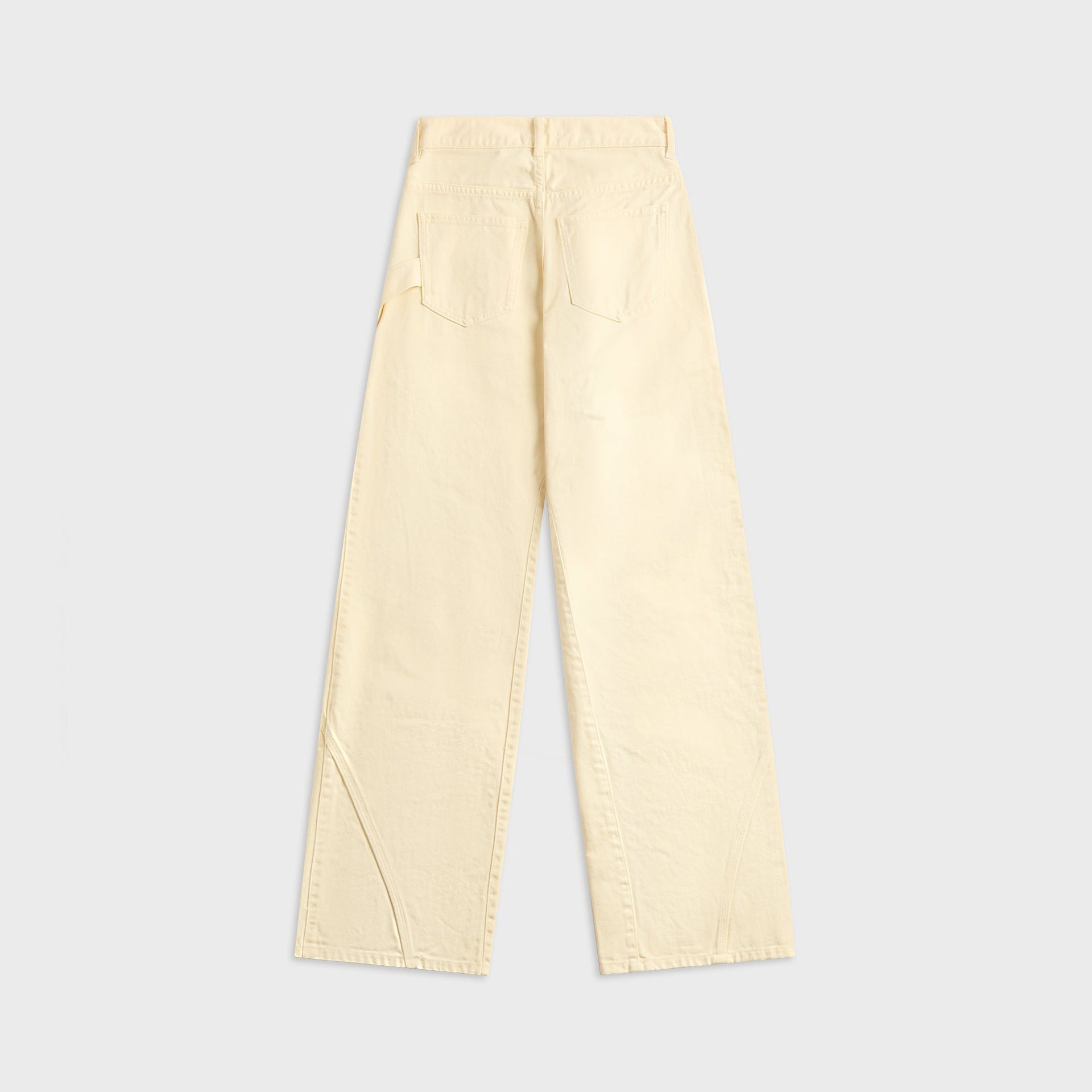 JW Anderson Twisted Workwear Trousers in Lemon