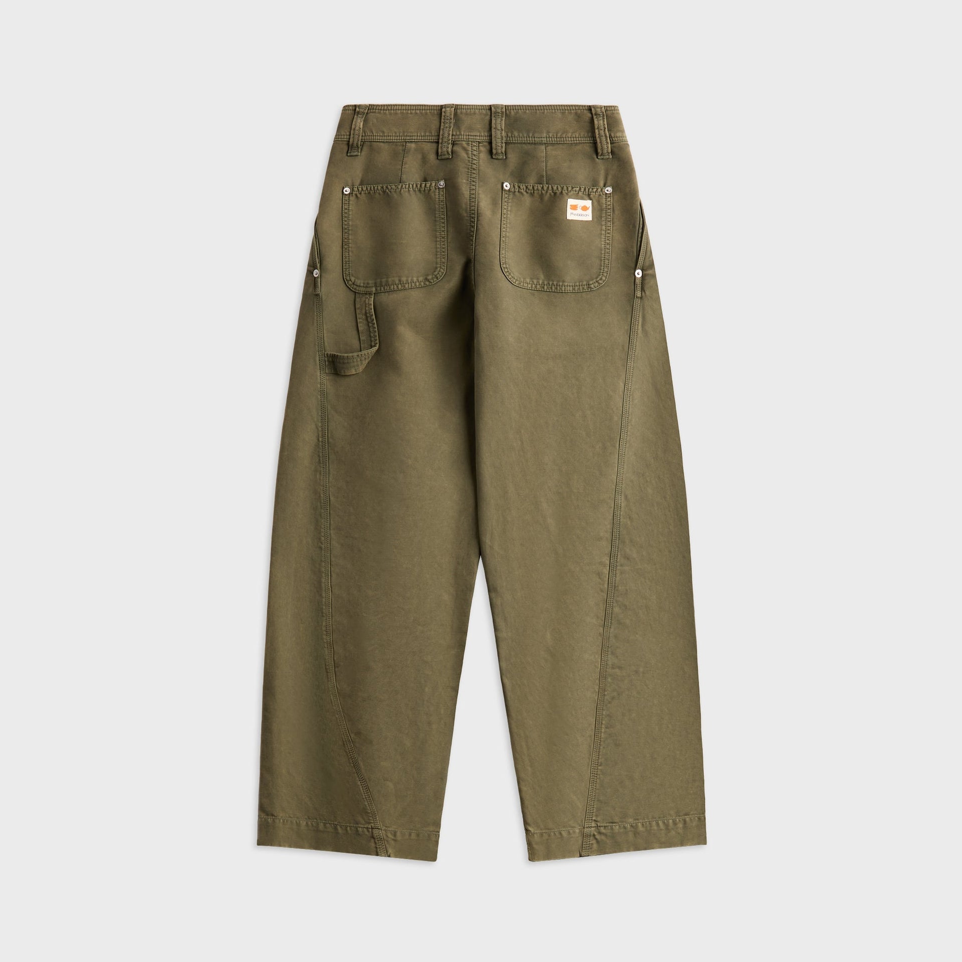 JW Anderson Twisted Seam Trousers in Olive
