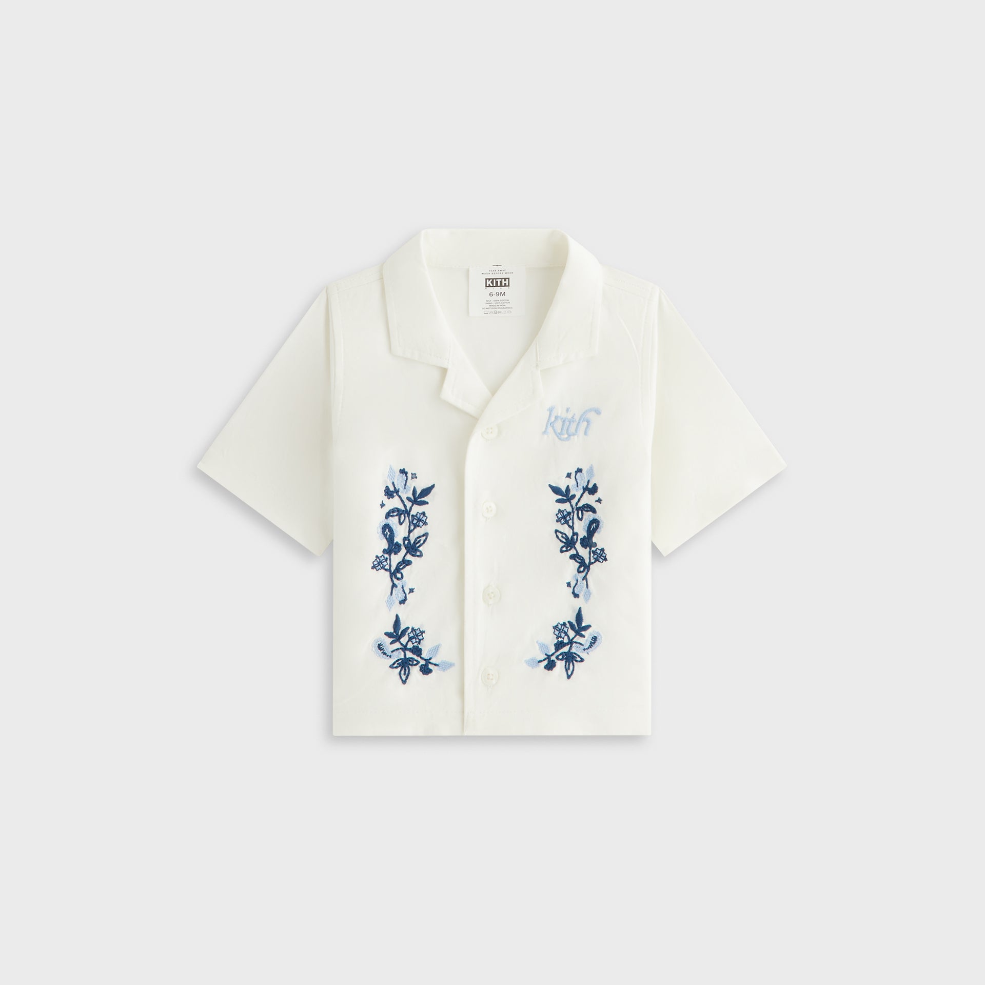 Kith Baby Novelty Thompson Camp Collar Shirt in White