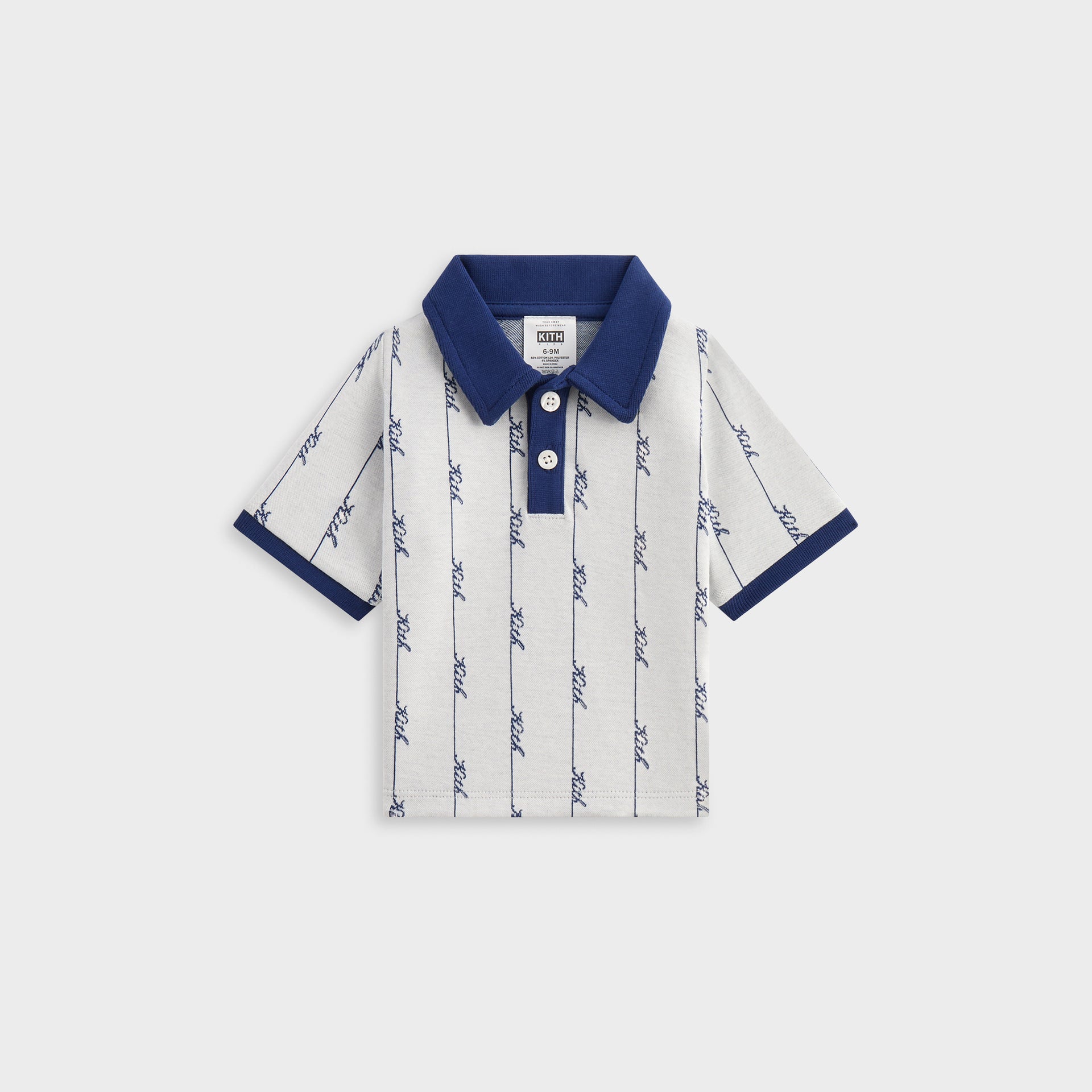 Kith Baby Script Knit Tilden Polo - Sandrift