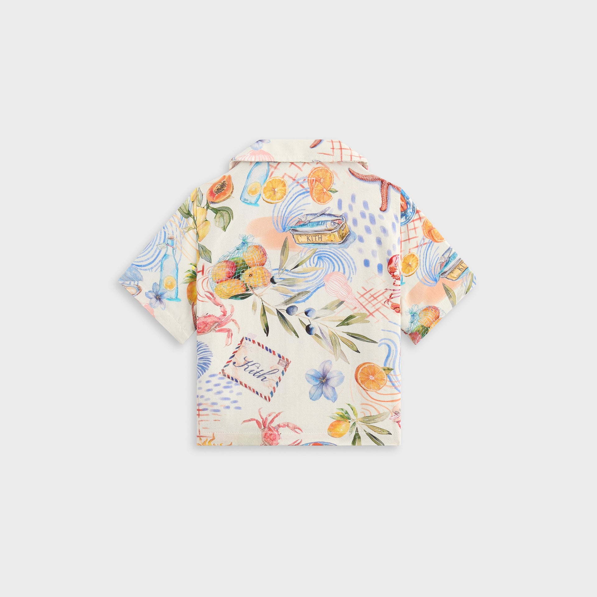 Kith Baby Summer Picnic Thompson Camp Shirt - Sandrift