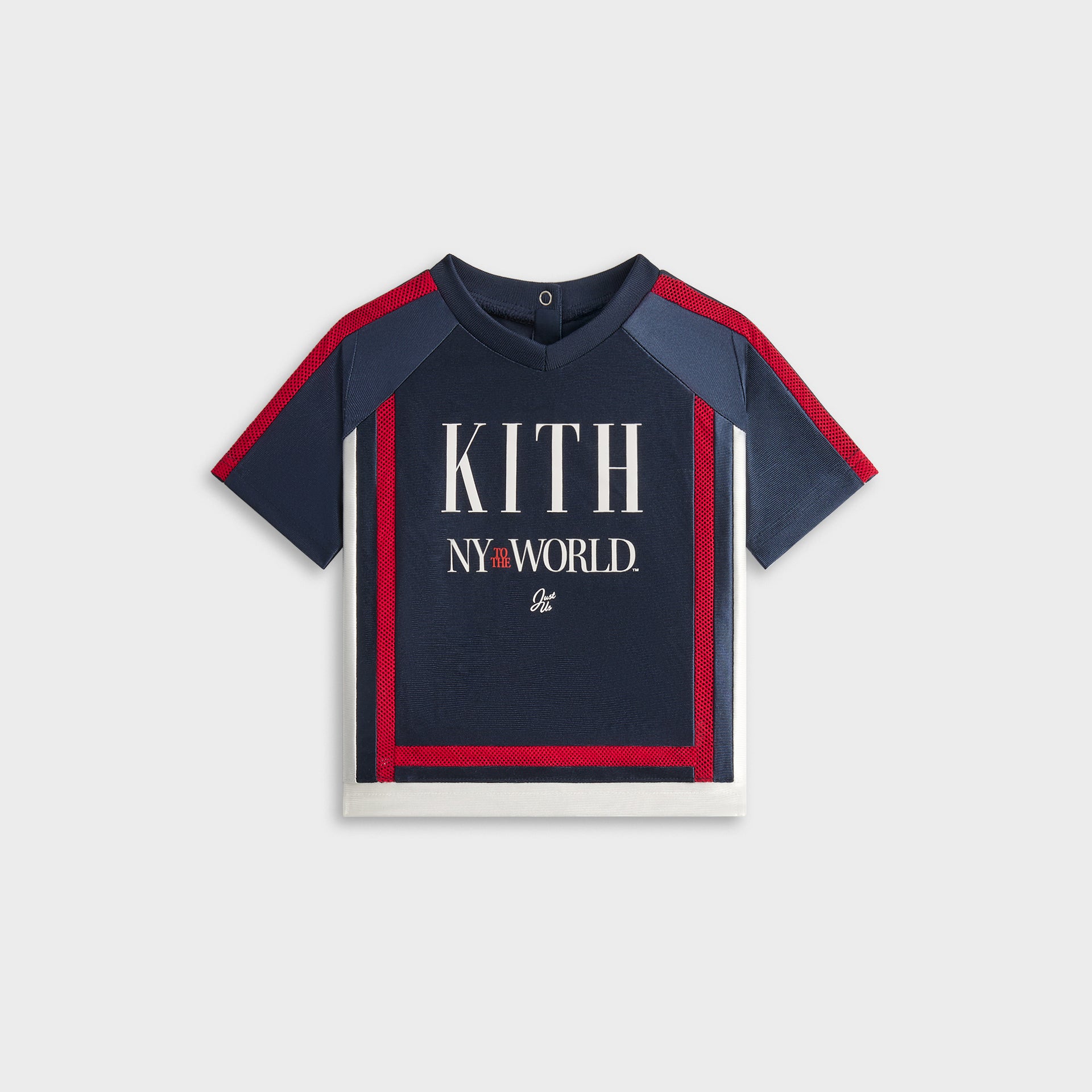 Kith Baby New York to the World Faille Leon Jersey - Nocturnal
