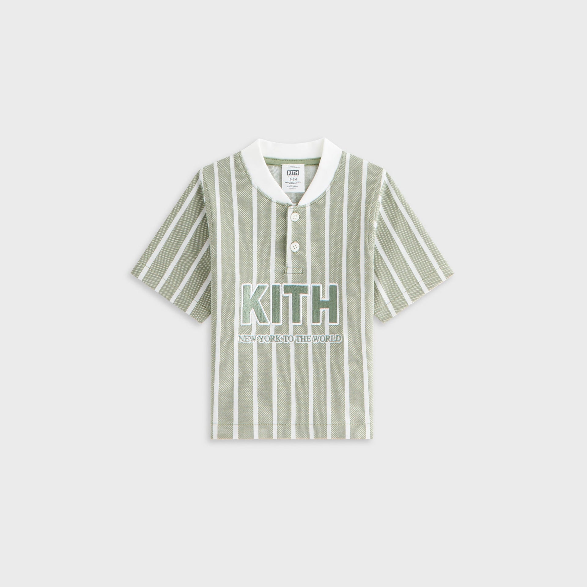 Kith Baby Birdseye Pearson Henley Pullover - Spear