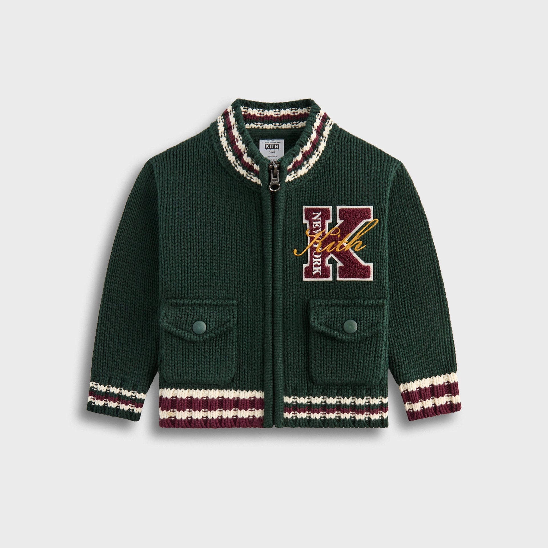Kith Baby Varsity Coaches Wyona Sweater - Stadium