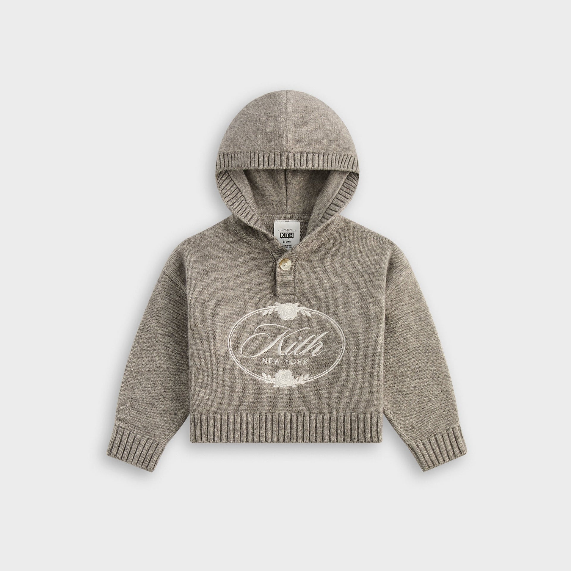 Kith Baby Nelson Sweater Hoodie - Graphite