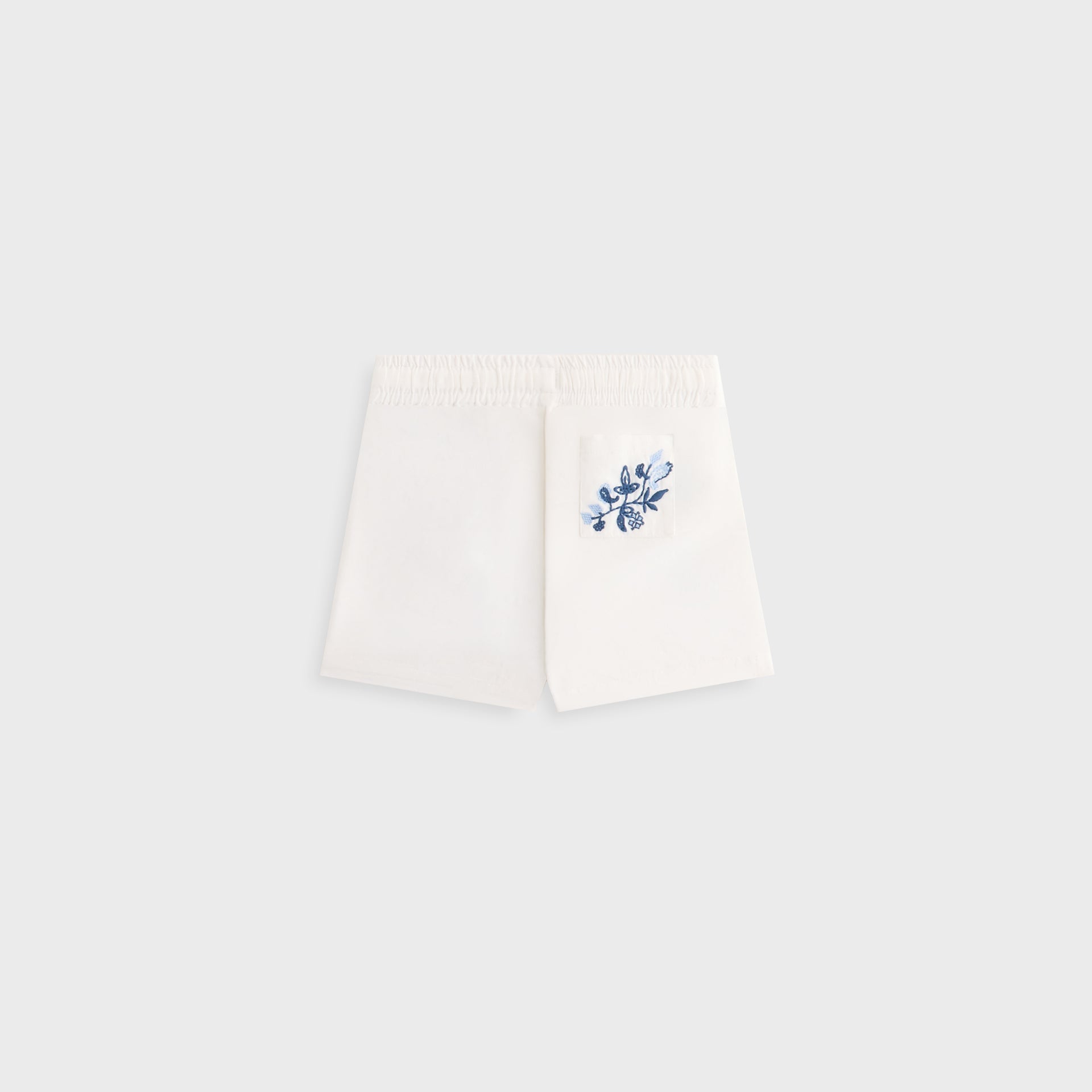 Kith Baby Novelty Embroidered Thompson Camp Short in White
