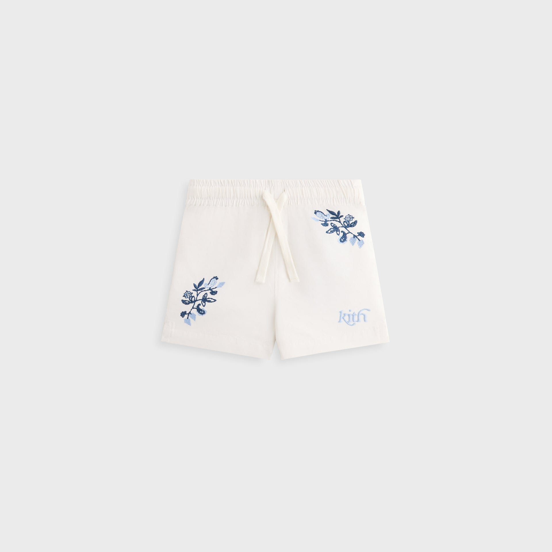 Kith Baby Novelty Embroidered Thompson Camp Short in White