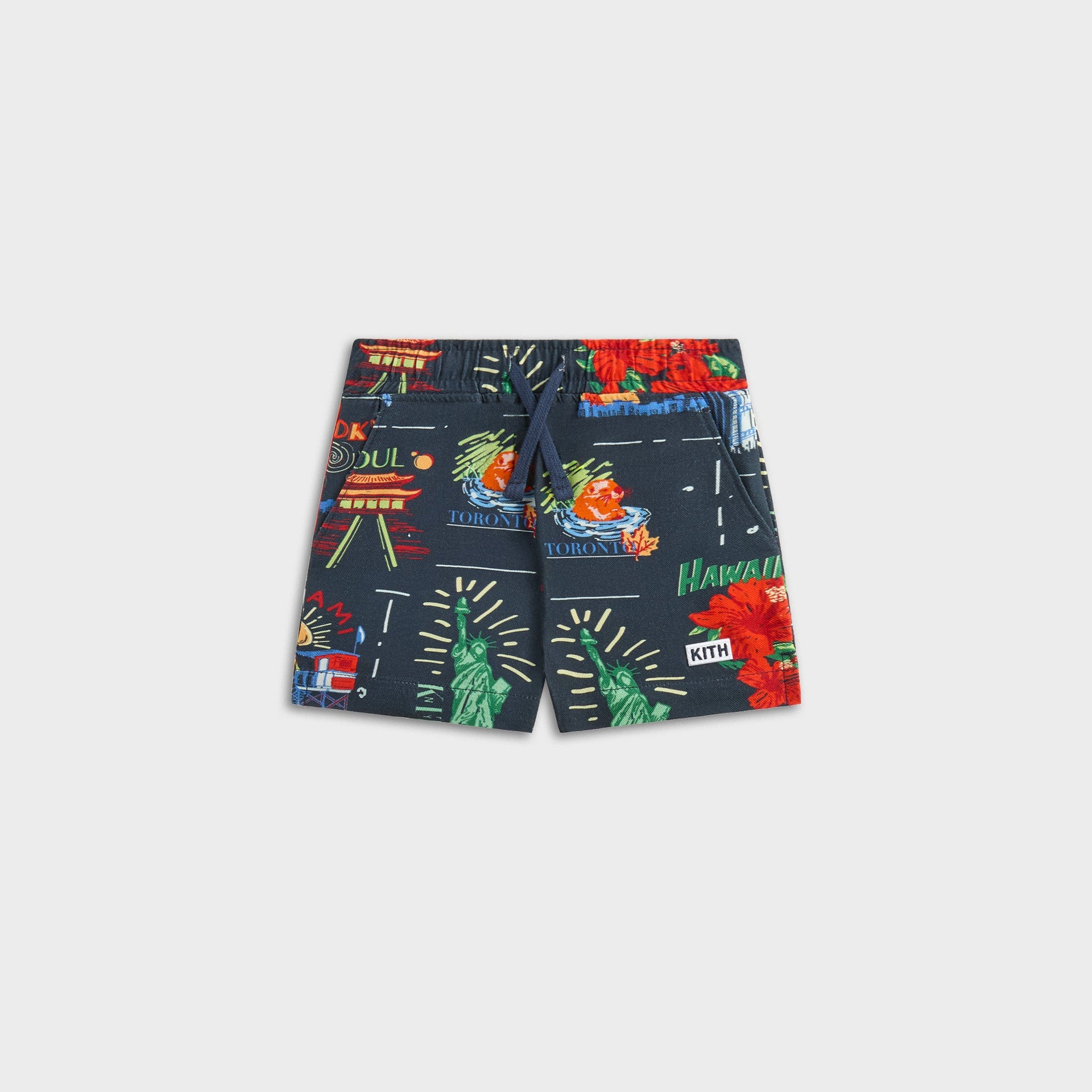 Kith Baby Souvenir Stamp Thompson Camp Short - Nocturnal