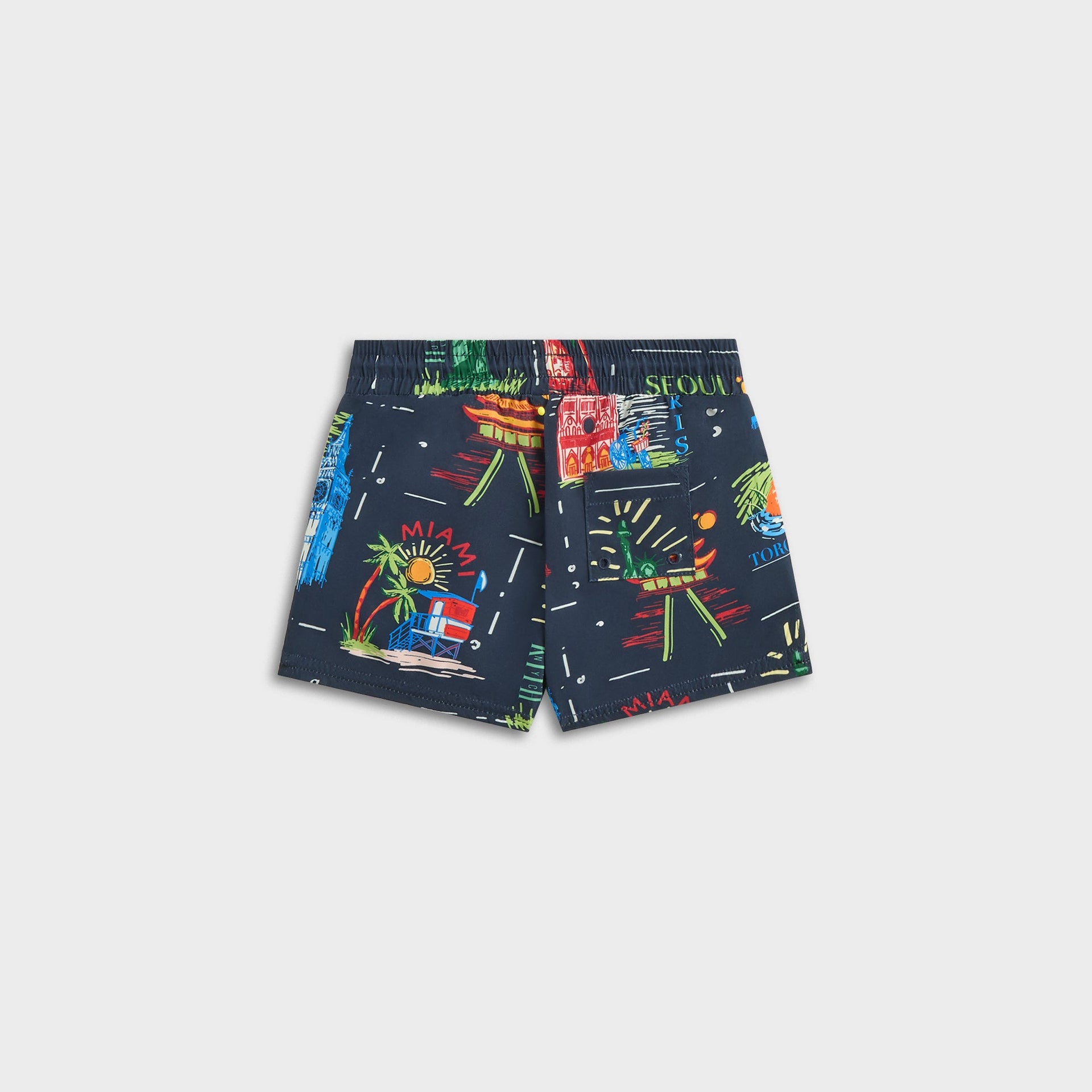 Kith Baby Souvenir Stamp Kai Swim Trunk - Nocturnal