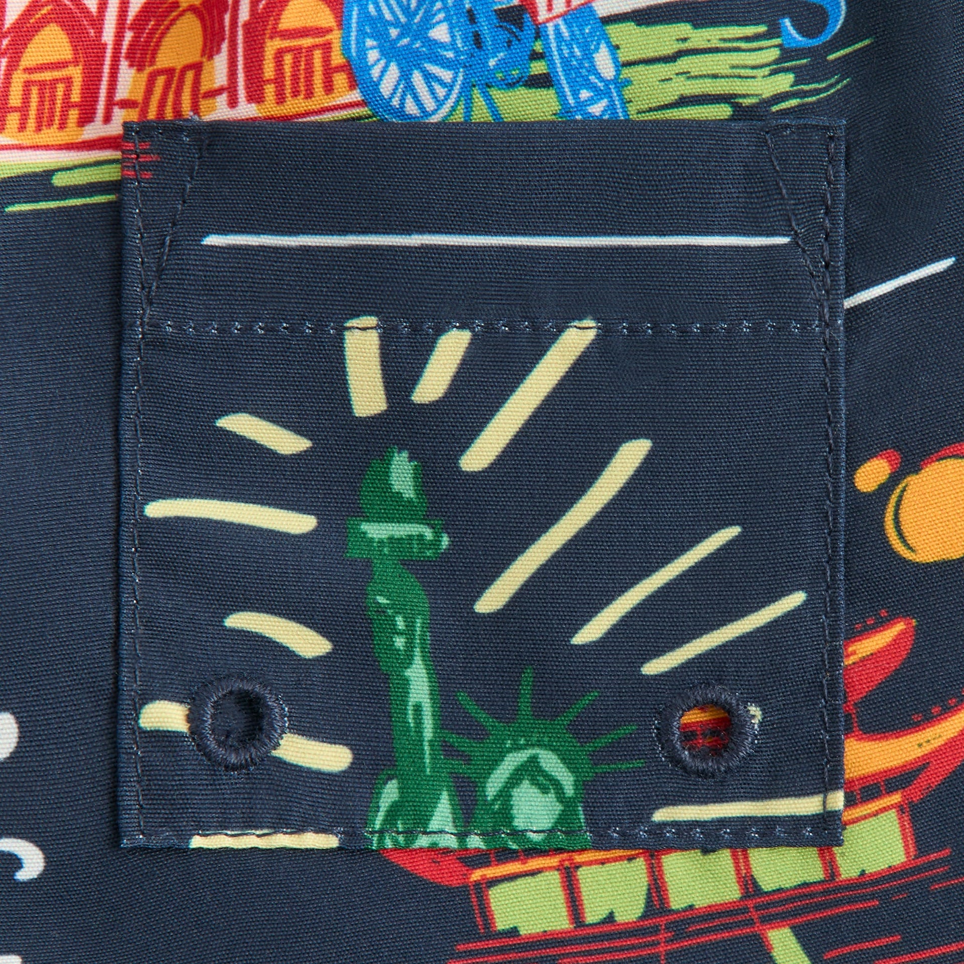 Kith Baby Souvenir Stamp Kai Swim Trunk - Nocturnal