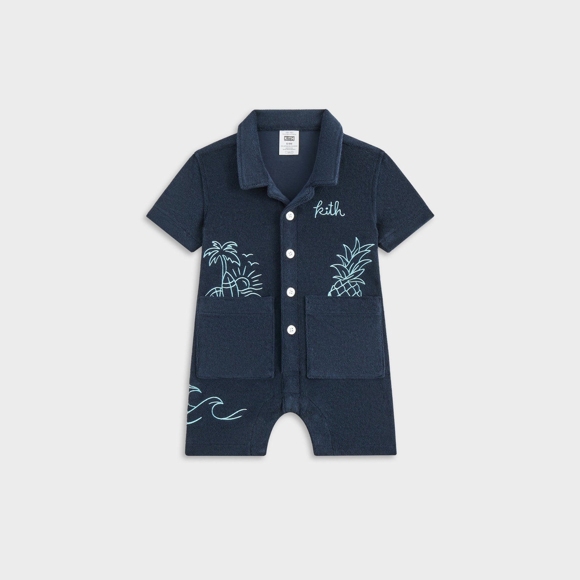 Kith Baby Novelty Terry Belmont Coverall - Nocturnal