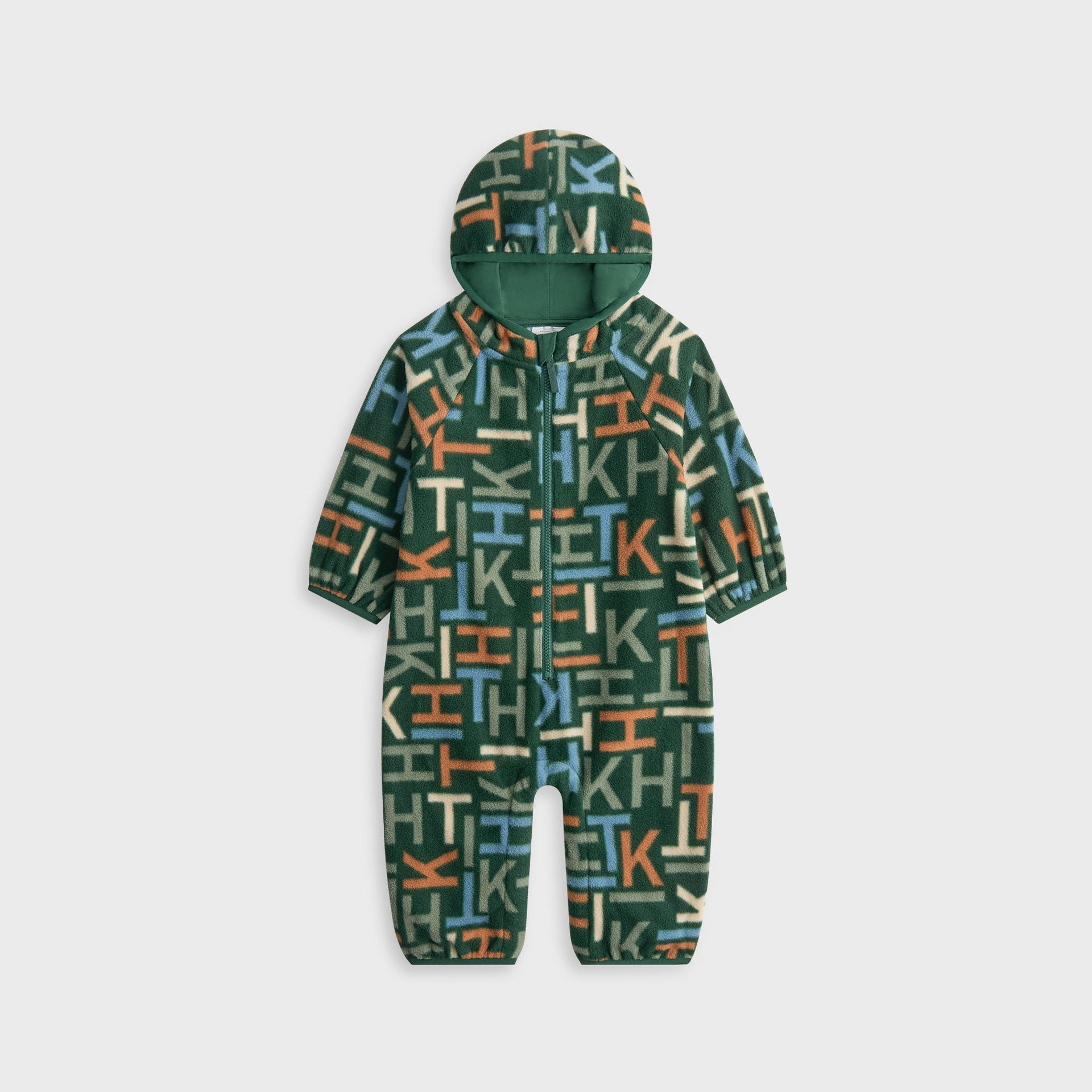 Kith Baby Monogram Polar Fleece Coverall - Stadium