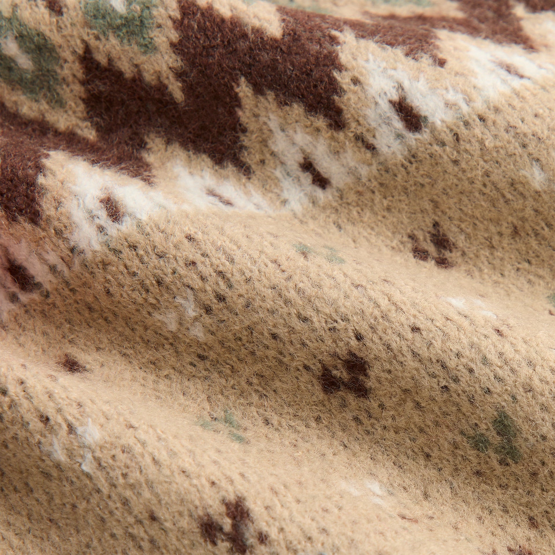 Kith Baby Novelty Fair Isle Sweater Coverall Set - Mocha Heather