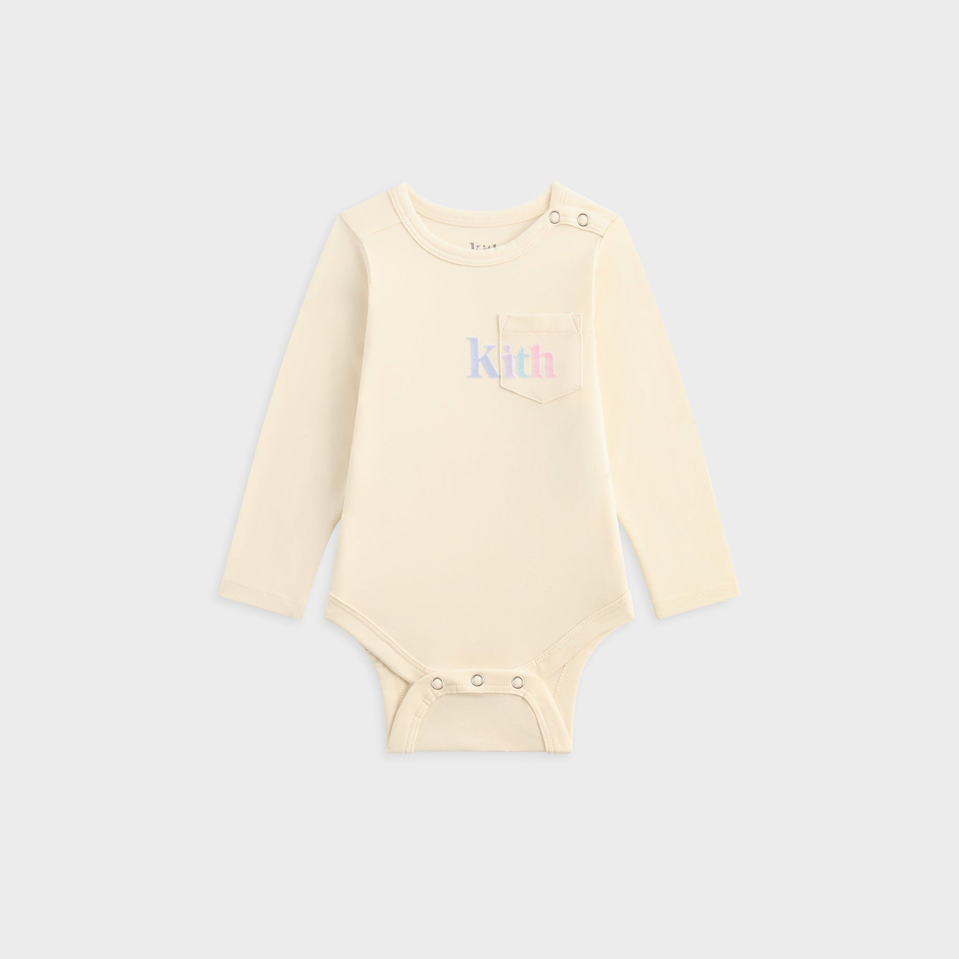 Kith Baby Long Sleeve Quinn Bodysuit - Silk