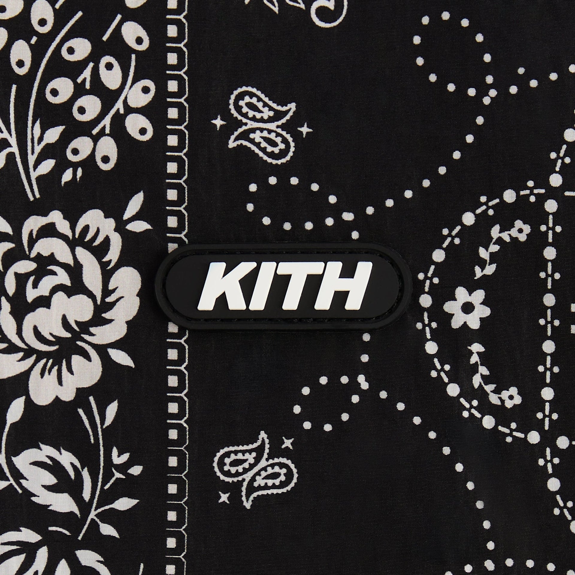 Kith Kids Printed Coaches Jacket - Black