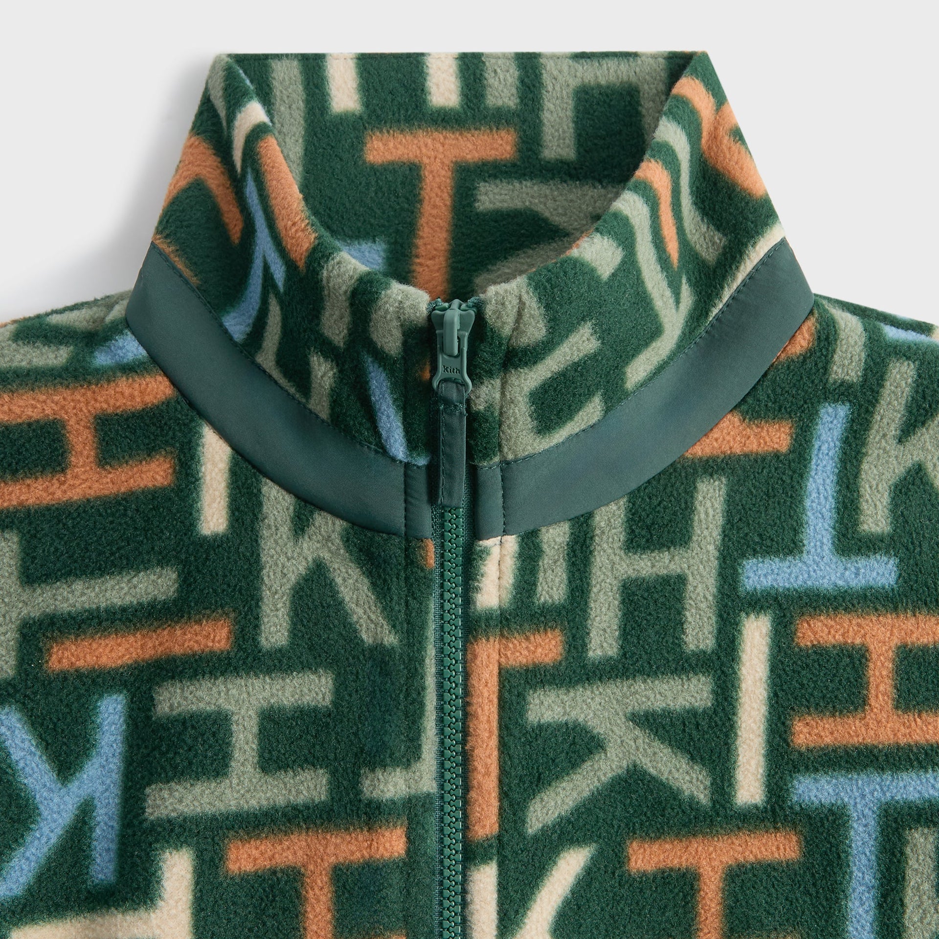 Kith Kids Monogram Polar Fleece Full Zip - Stadium