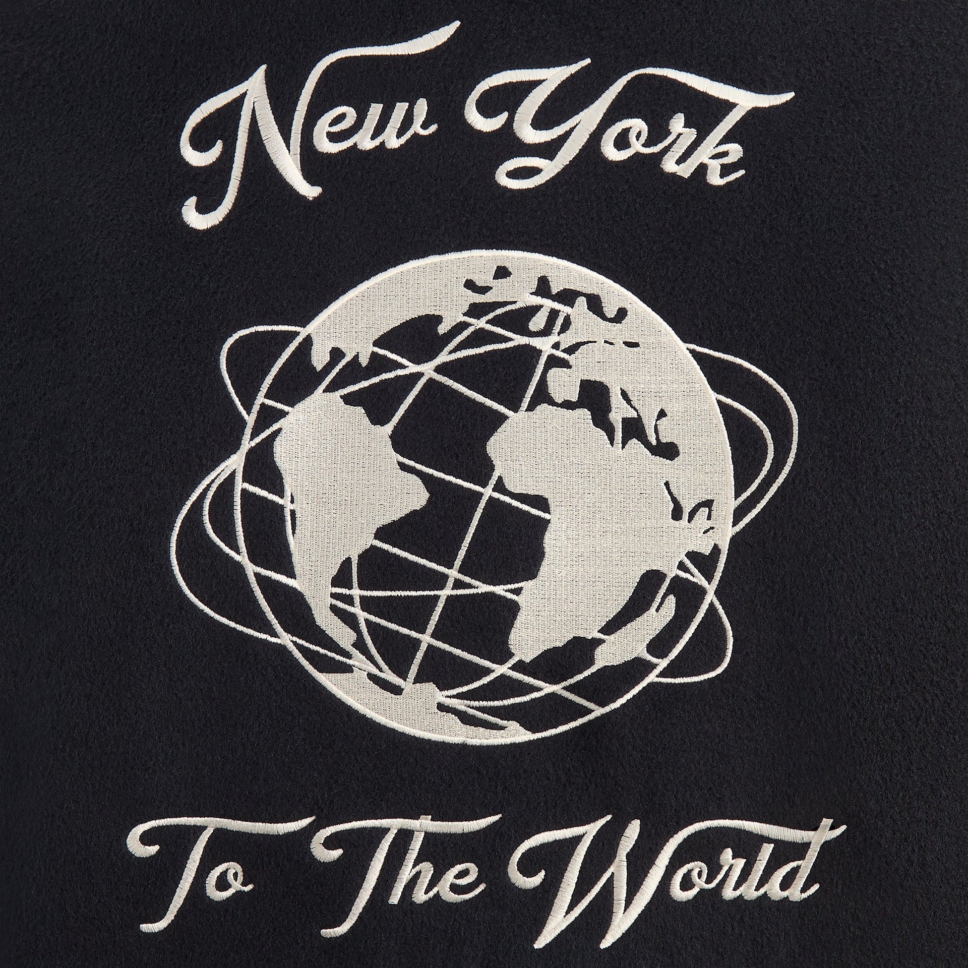 Kith Kids NY to The World Varsity Jacket - Ink