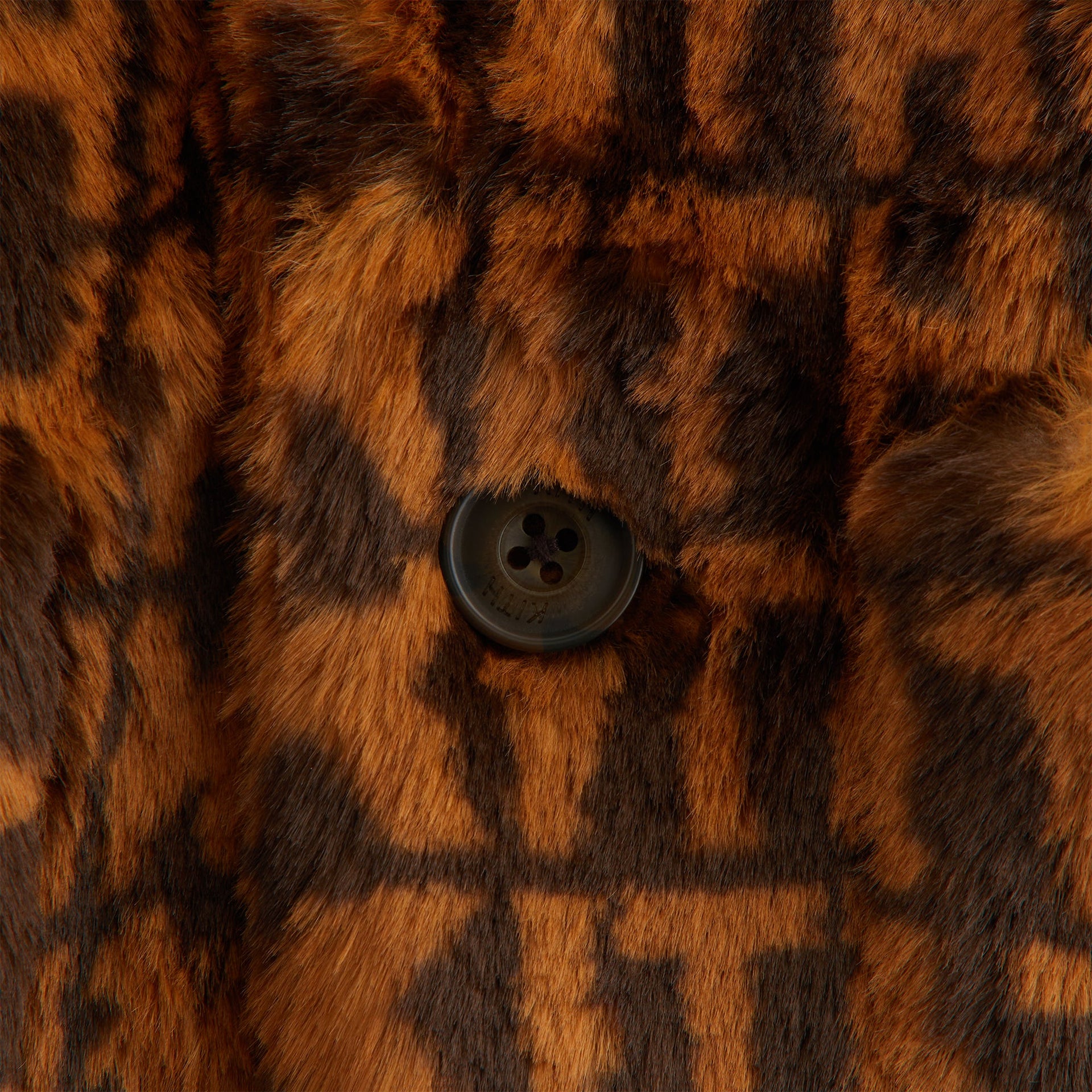 Kith Kids Faux Fur Monogram Royce Coat - Legacy