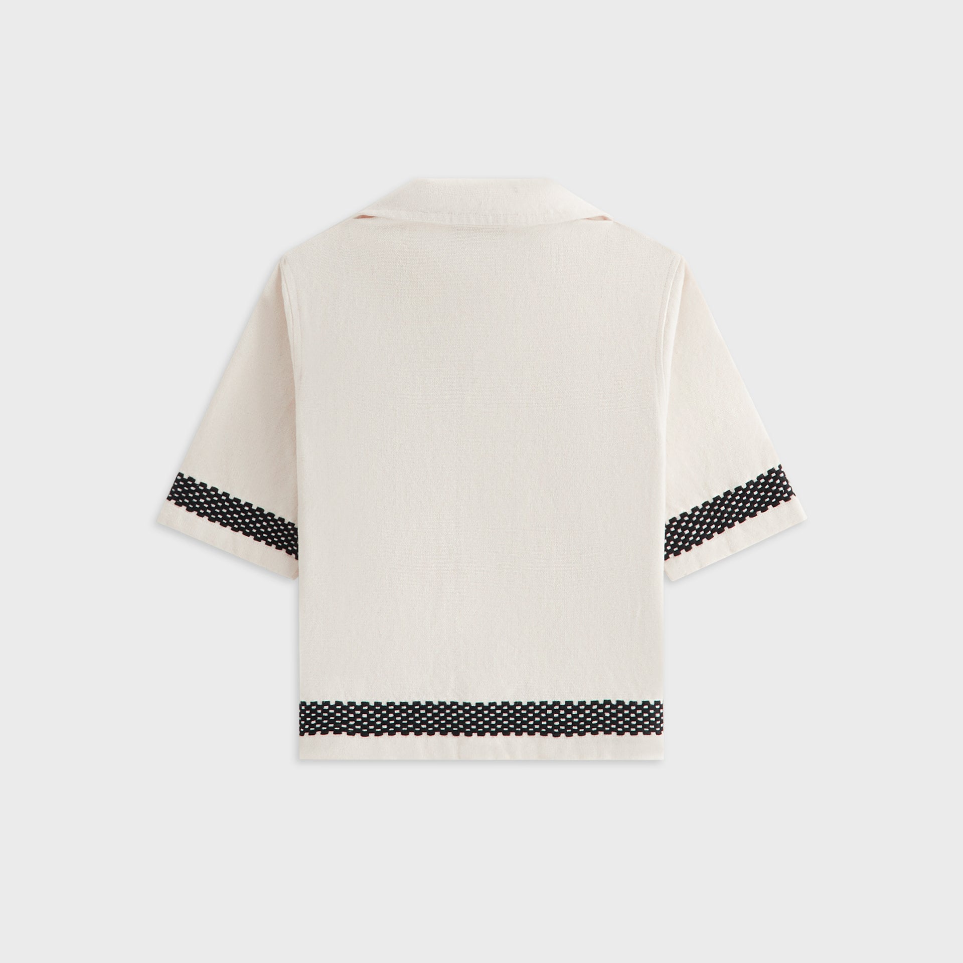 Kith Kids Novelty Logo Thompson Camp Shirt in Sandrift