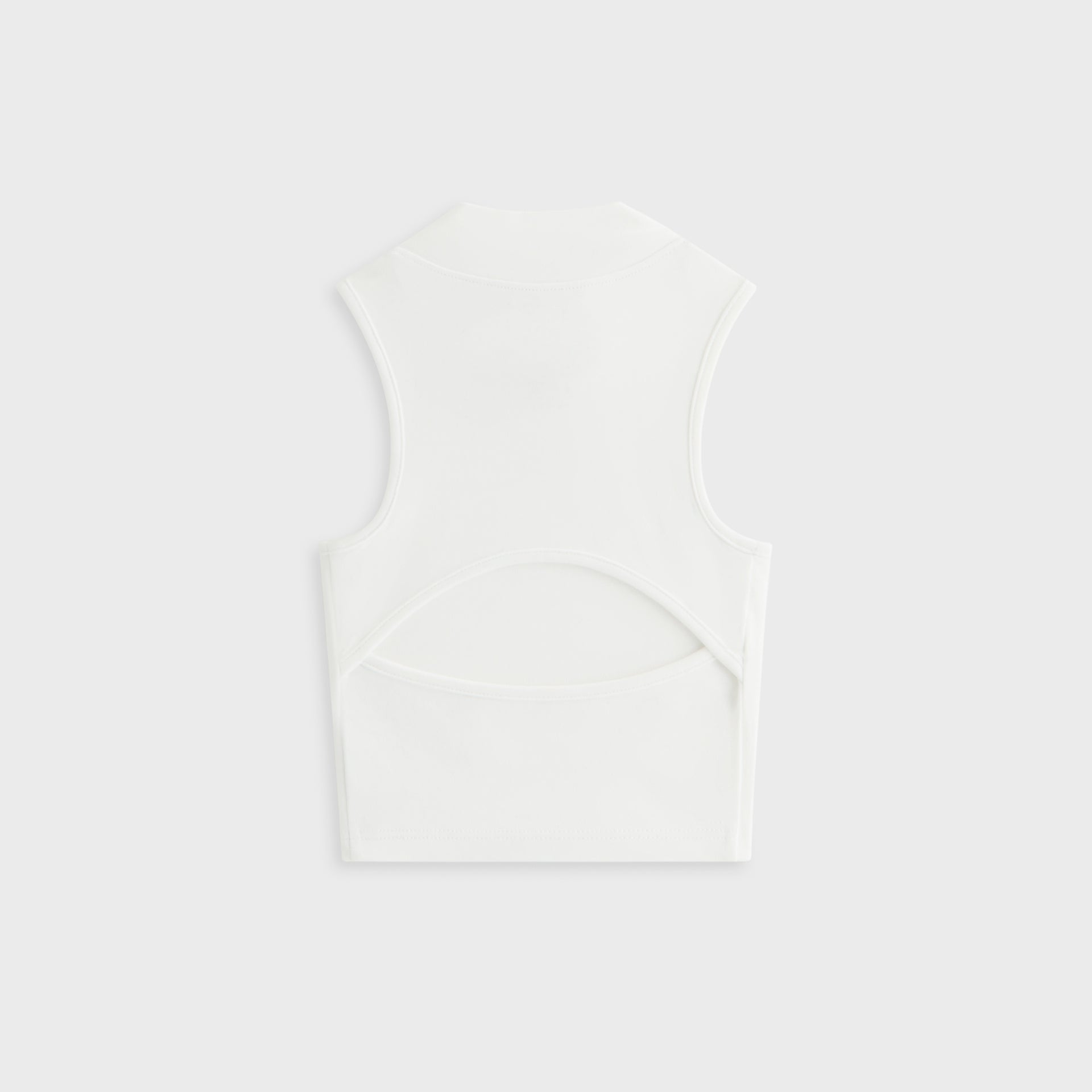Kith Kids Jordyn Logo Mockneck Tank in White