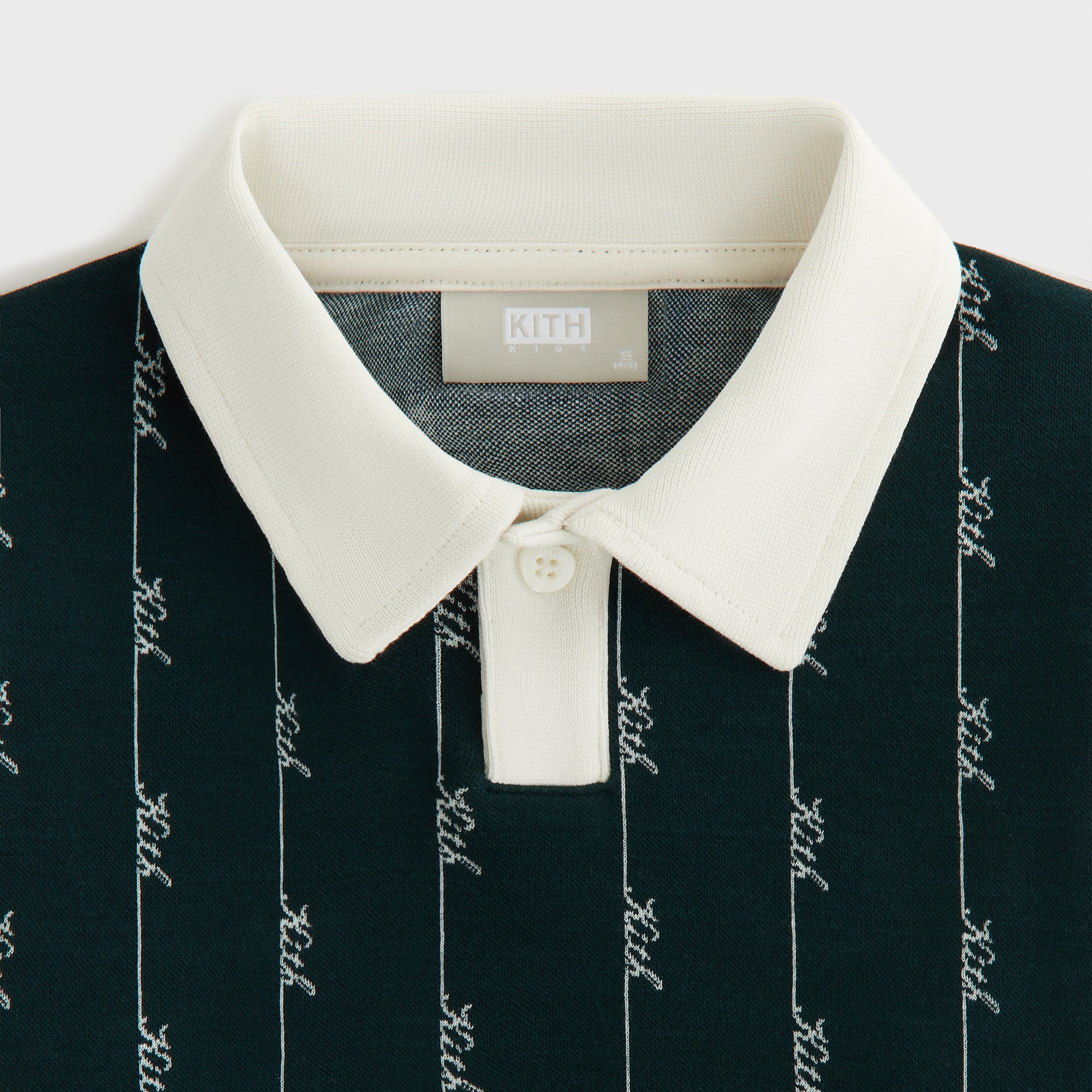 Kith Kids Script Knit Tilden Polo - Stadium