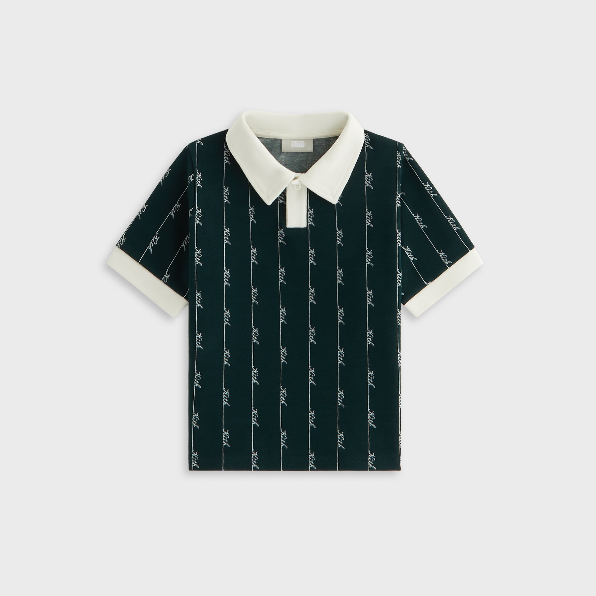 Kith Kids Script Knit Tilden Polo - Stadium