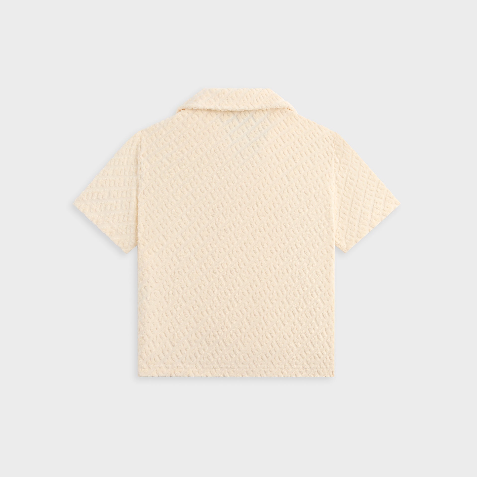 Kith Kids Monogram Terry Camp Shirt - Silk