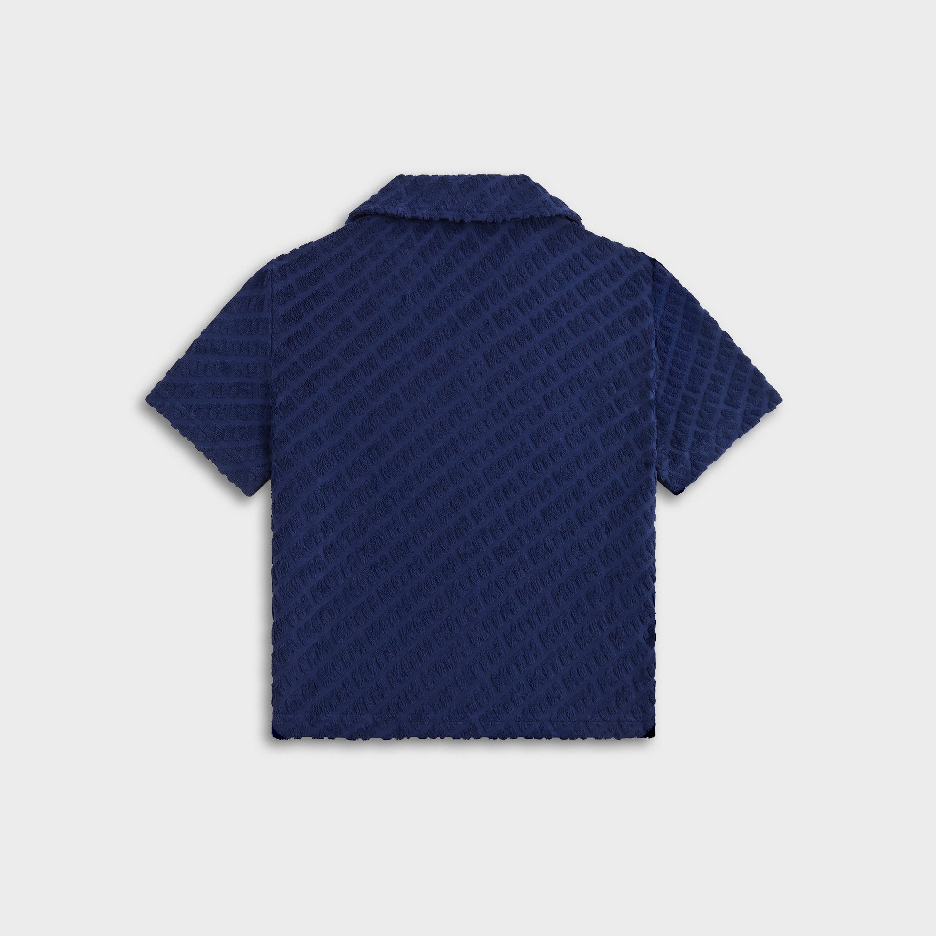 Kith Kids Monogram Terry Camp Shirt - Screen