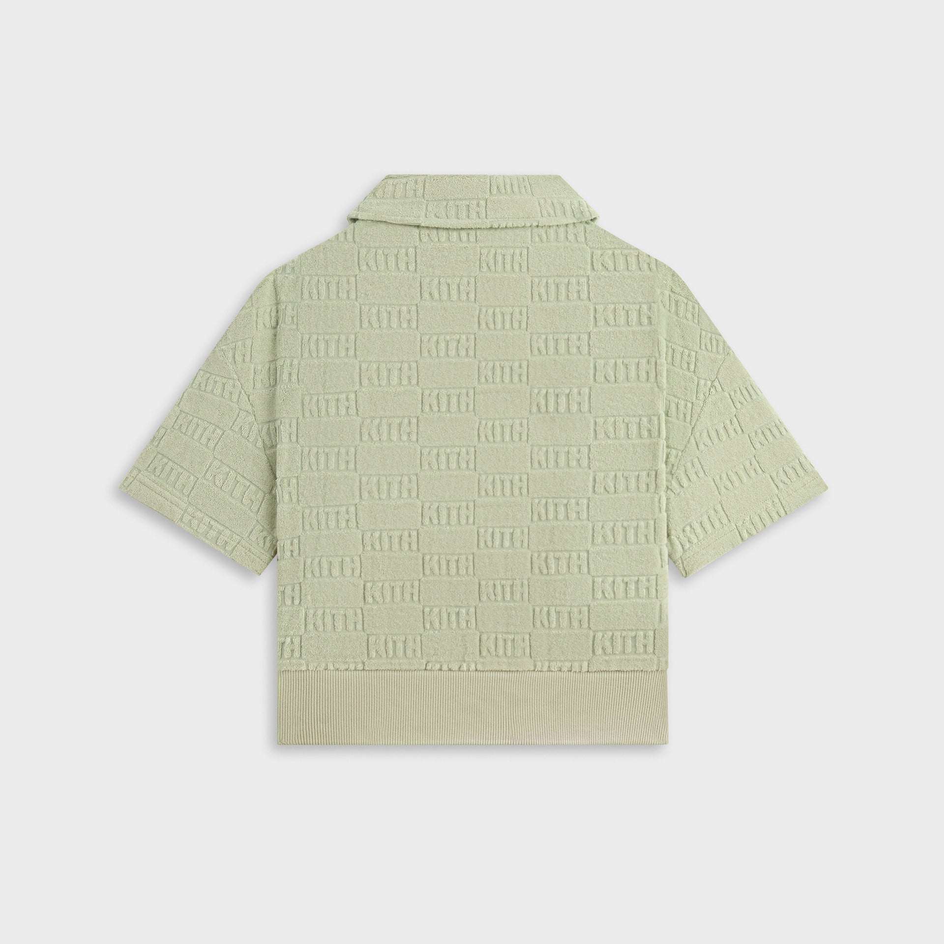 Kith Kids Monogram Pullover Terry Polo - Tranquility