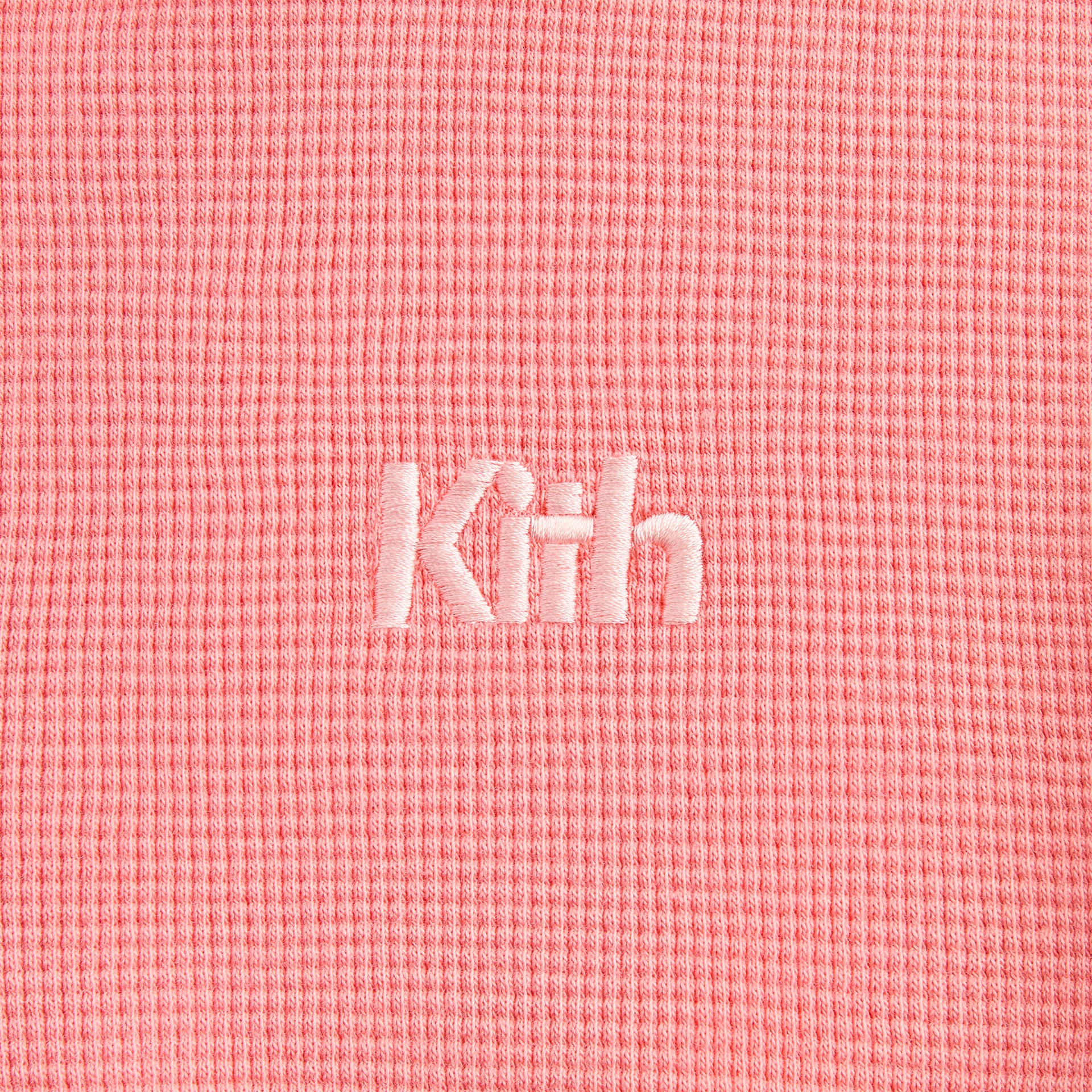 Kith Kids Waffle Fallon Quarter Zip Hoodie - Dawn