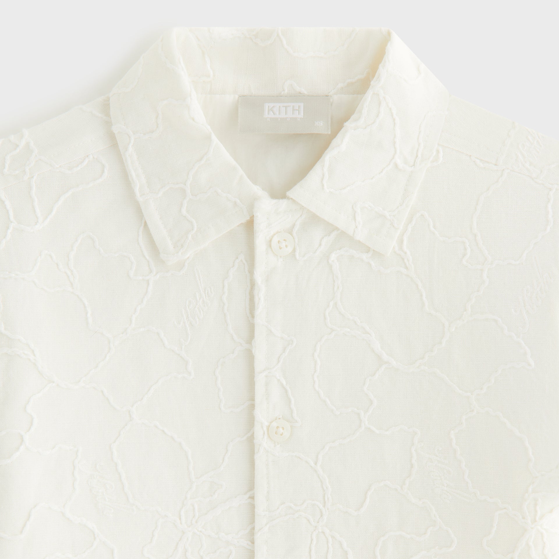 Kith Kids Iris Bennet Camp Shirt - Sandrift