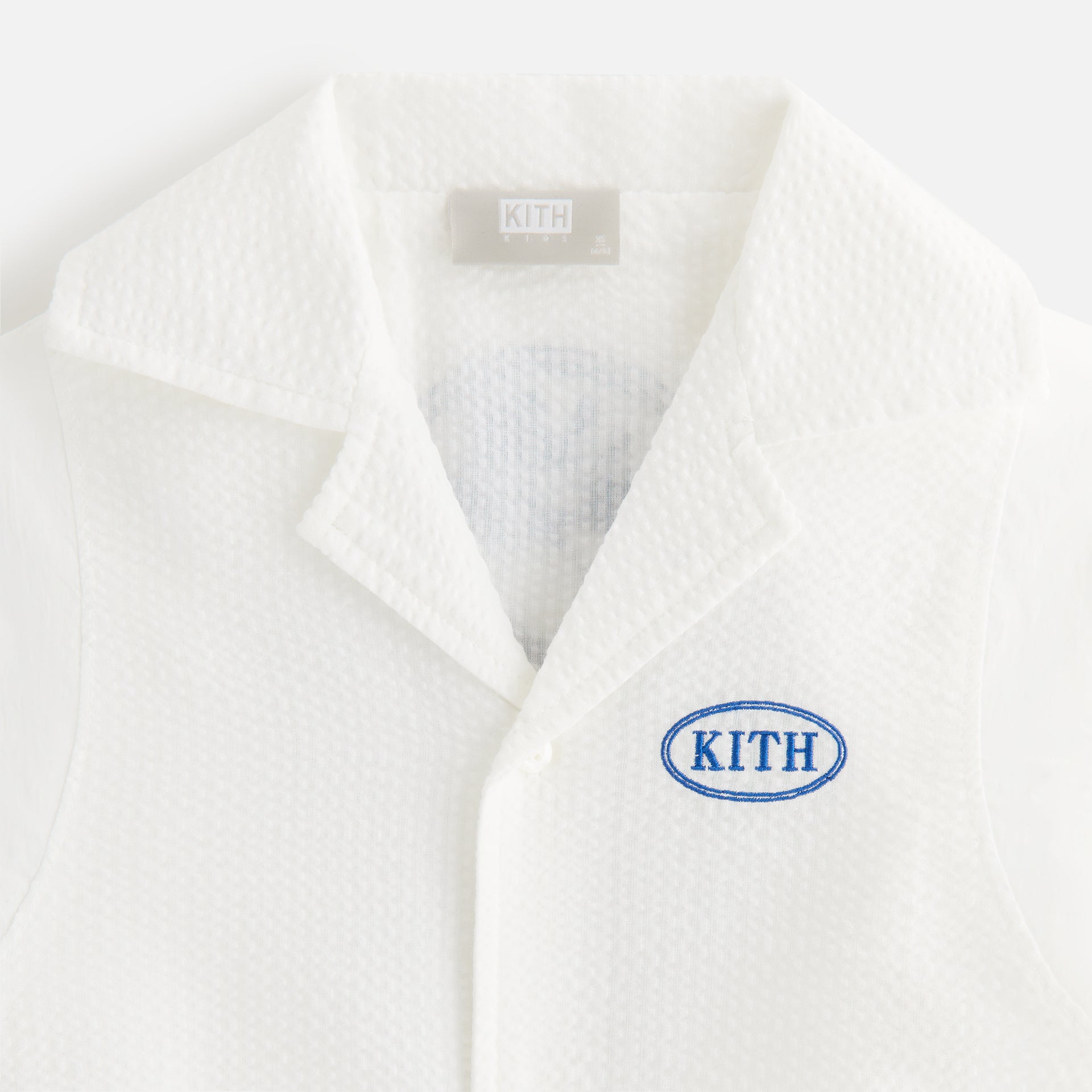 Kith Kids Seersucker Landon Souvenir Shirt - Silk