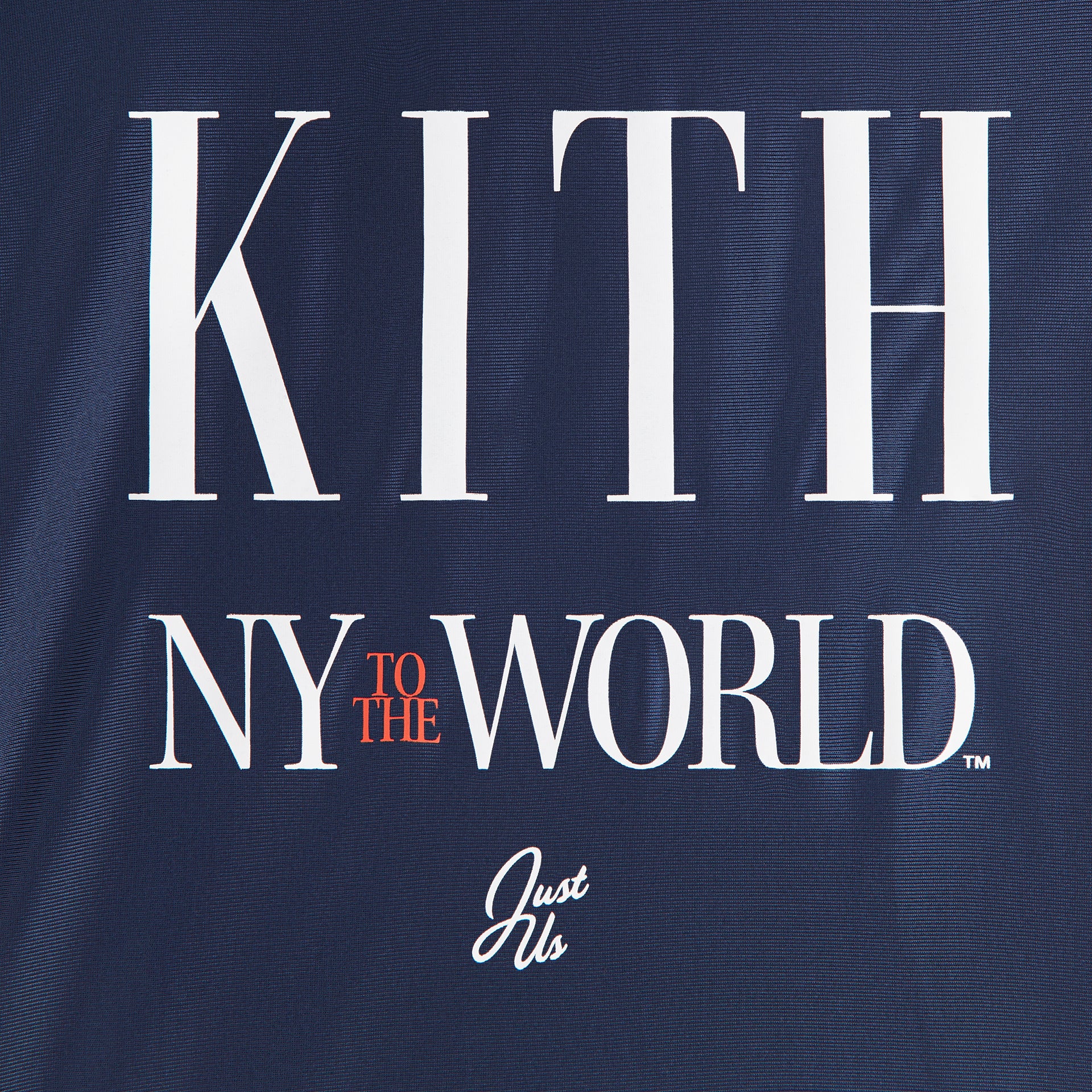 Kith Kids NY to the World Faille Leon Jersey - Nocturnal