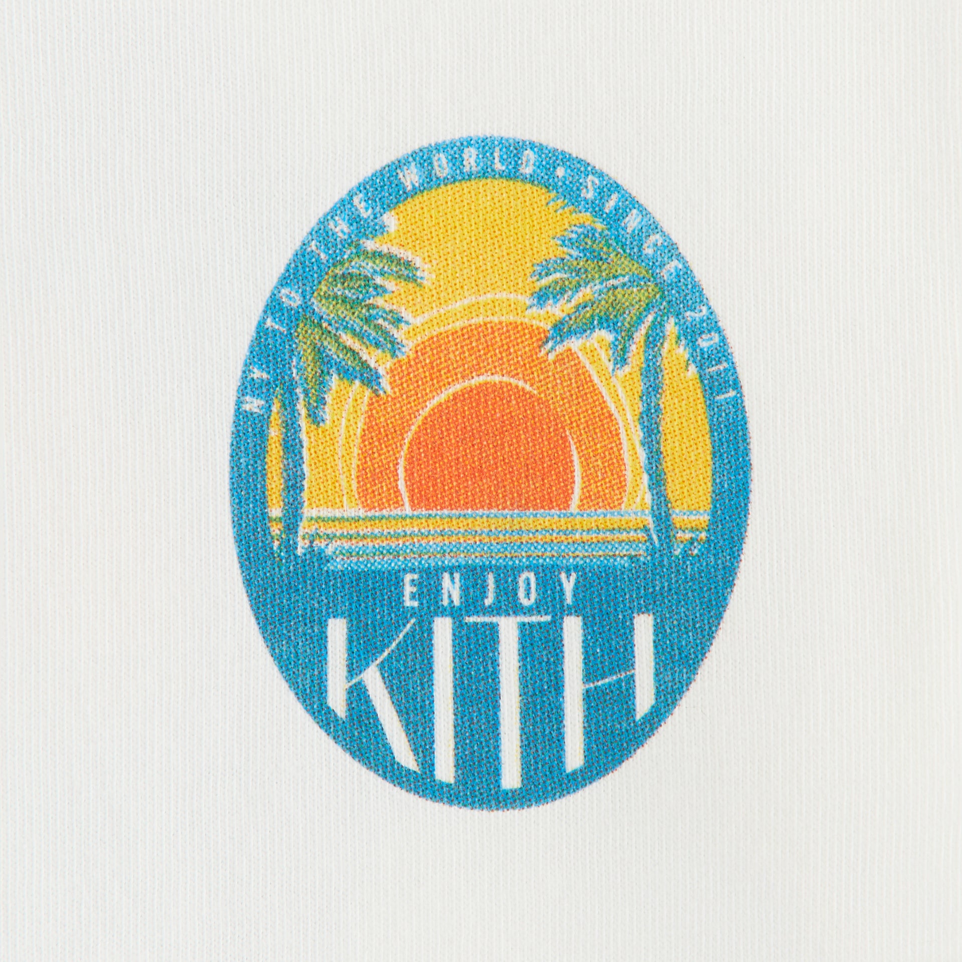 Kith Kids Sunset Vacation Tee - White