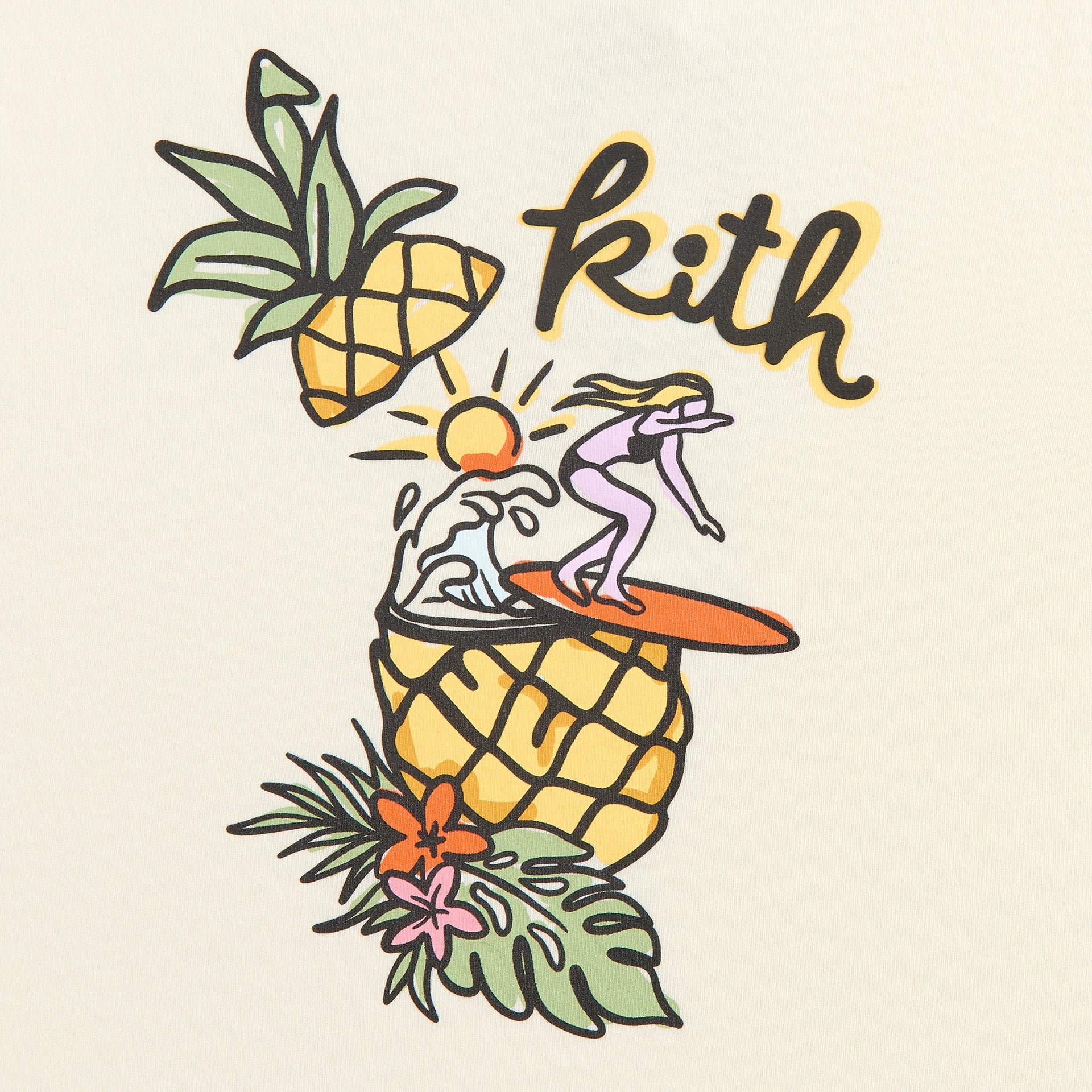 Kith Kids Pineapple Surfer Muscle Tank - Silk