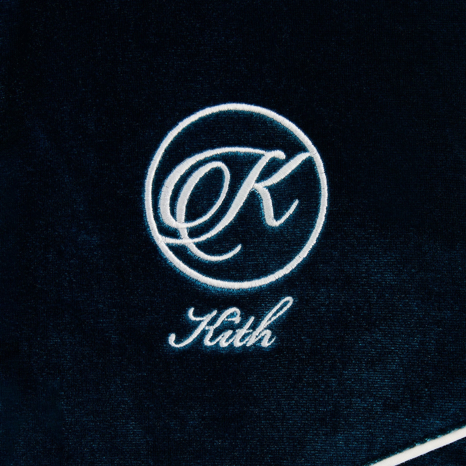 Kith Kids Velour Hunter Full Zip Sweatshirt - Process