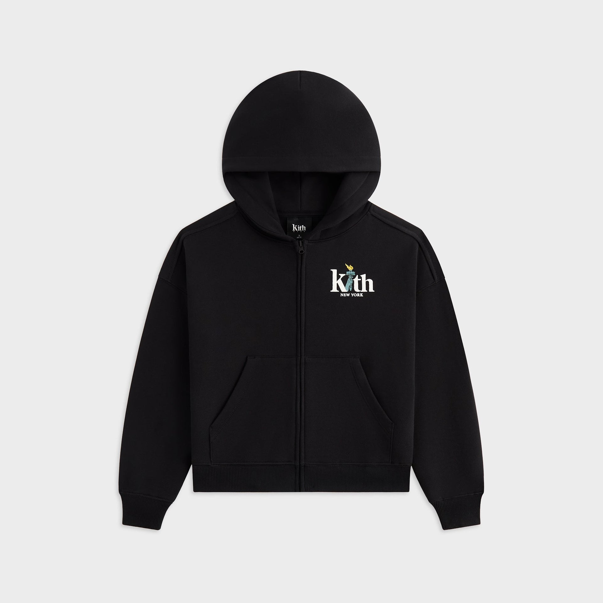 Kith Kids Full Zip Hoodie - Black