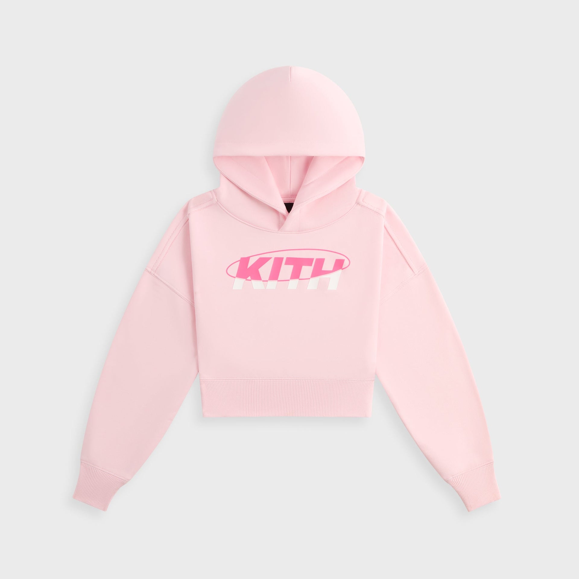 Kith Kids Orbit Cropped Nelson Hoodie - Soda