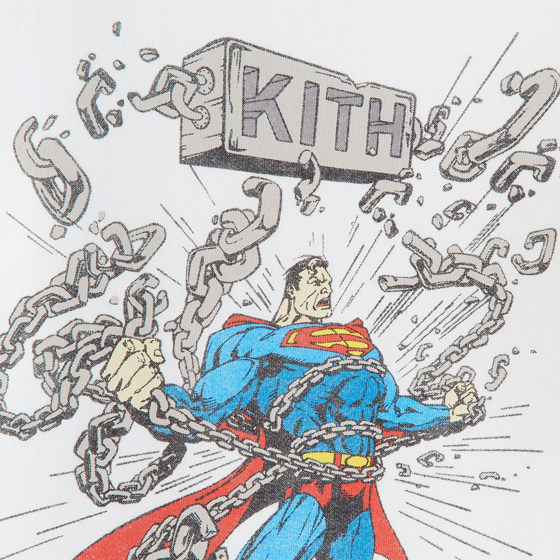 Superman | Kith Kids Chains Vintage Tee - White