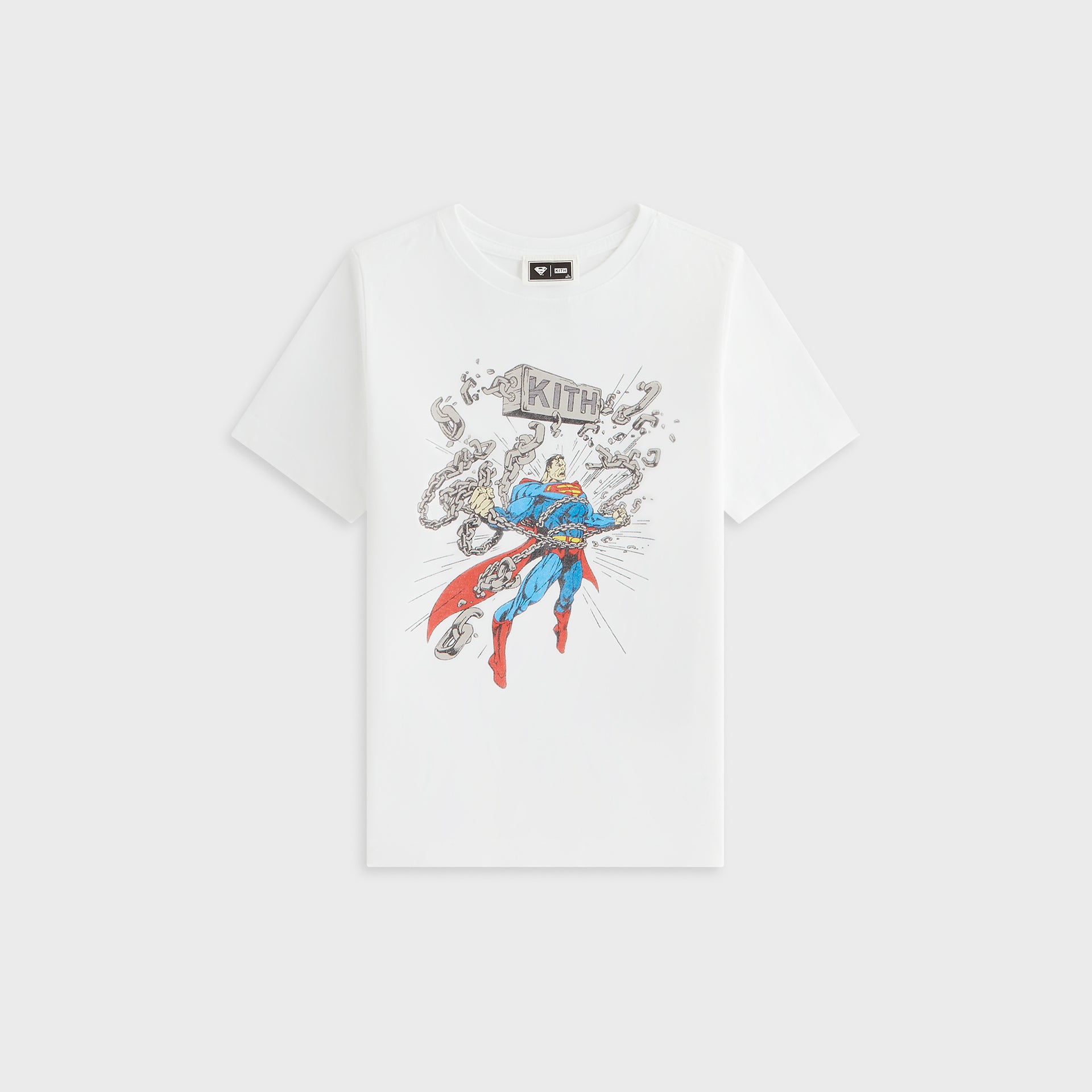 Superman | Kith Kids Chains Vintage Tee - White