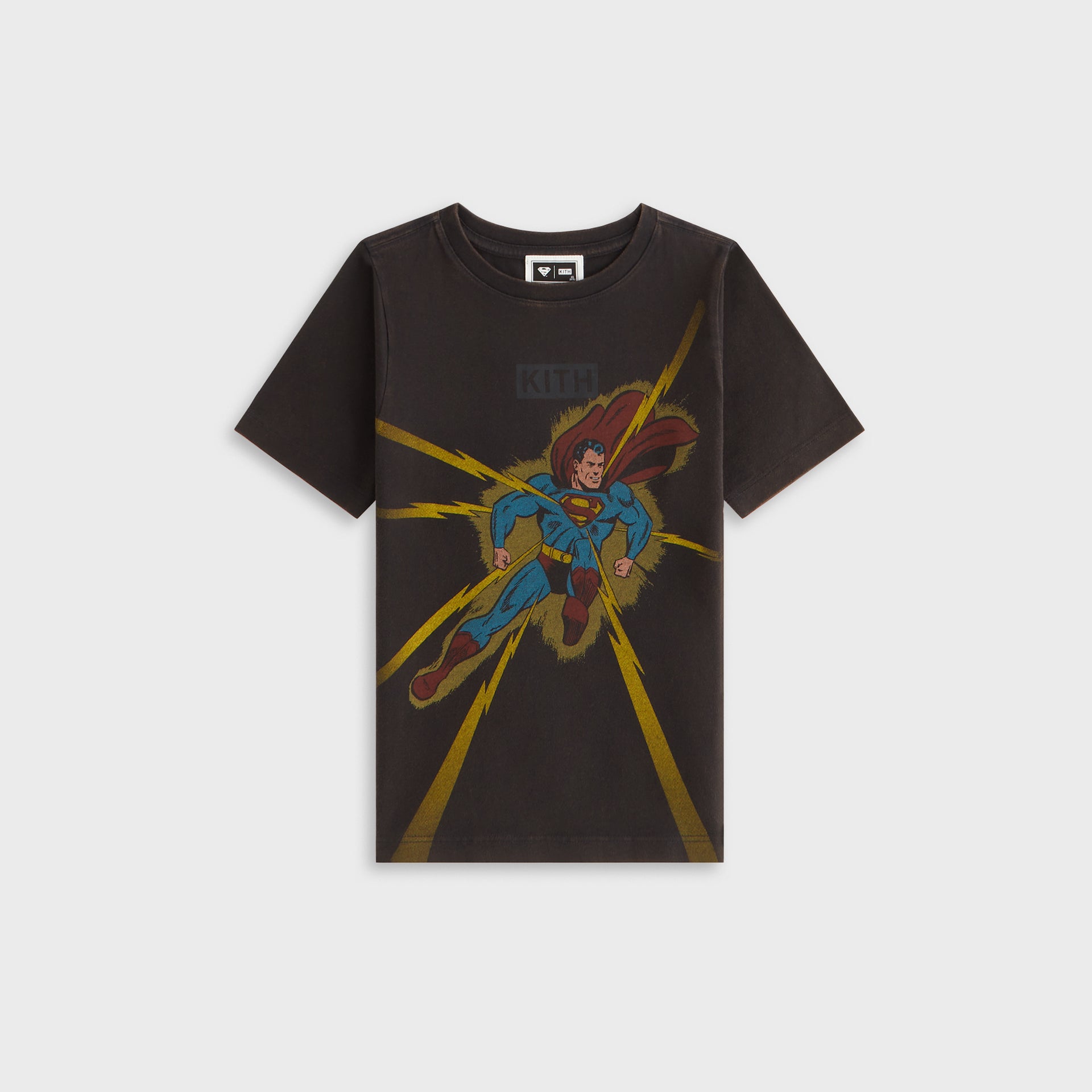 Superman | Kith Kids Lightning Bolt Tee - Black